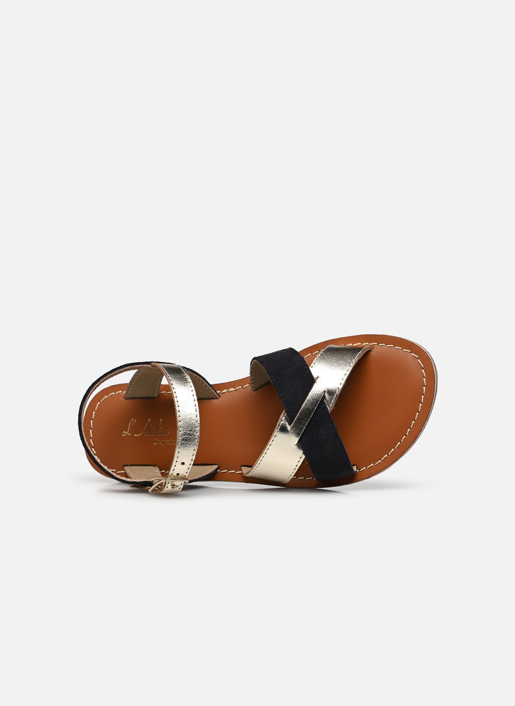 Sandalen SB-2640 mädchen gold und bronze L'Atelier Tropézien Sandalen SB-2640 mädchen gold und bronze GOLD NAVY