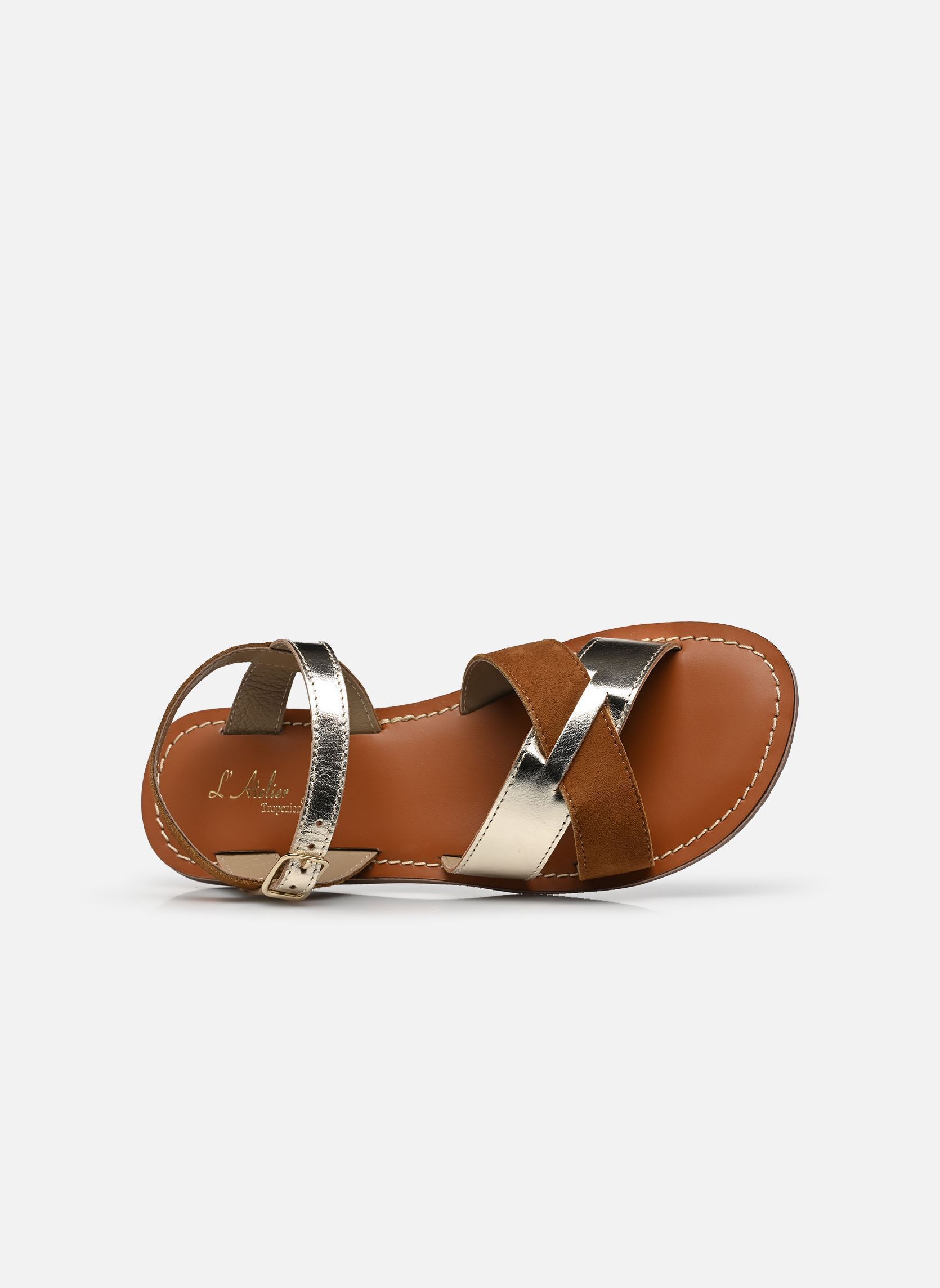 Sandalen SB-2640 mädchen braun L'Atelier Tropézien Sandalen SB-2640 mädchen braun TAN GOLD