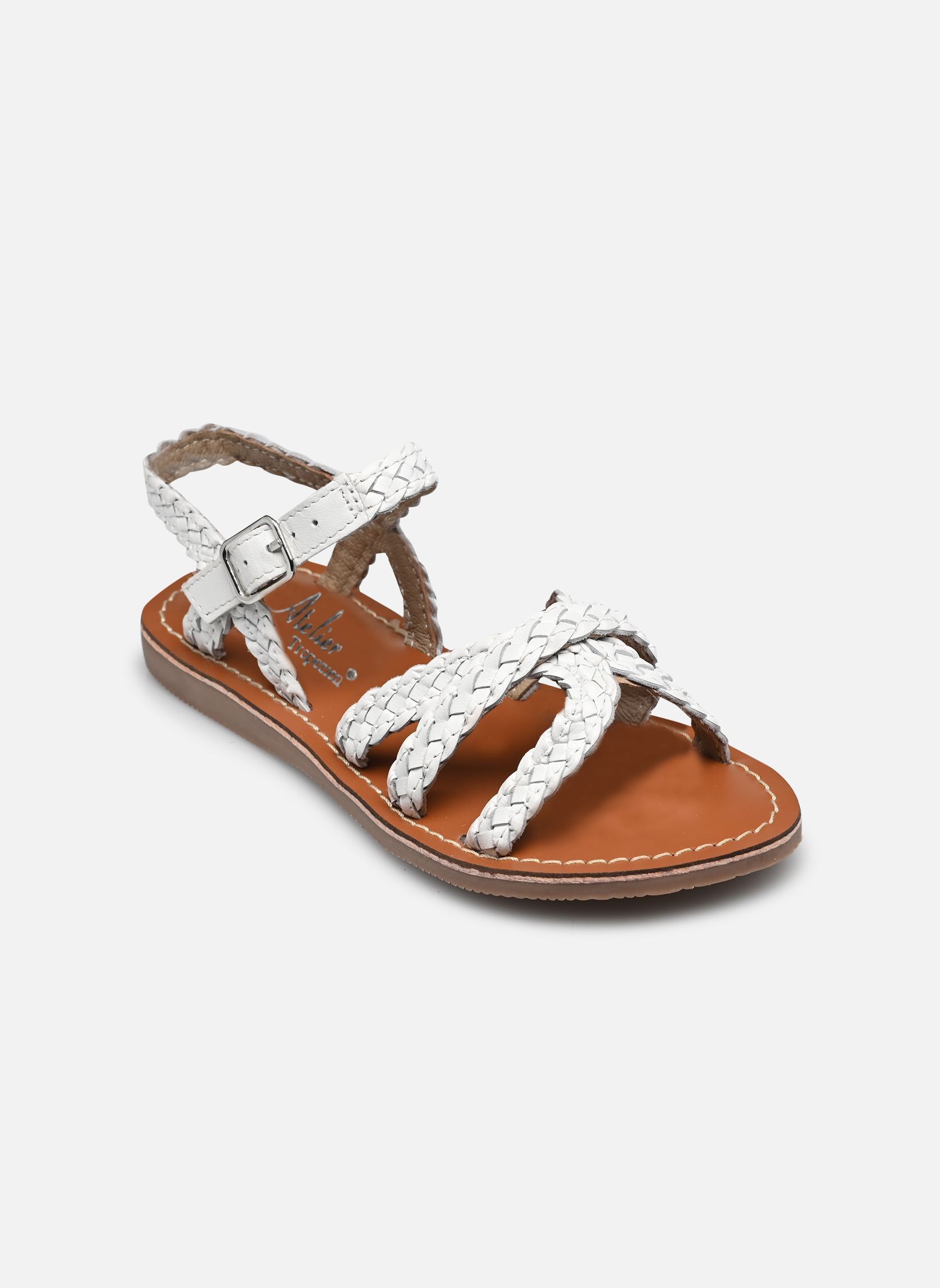 Sandales SB-2637 fille blanc L'Atelier Tropézien Sandales SB-2637 fille blanc WHITE