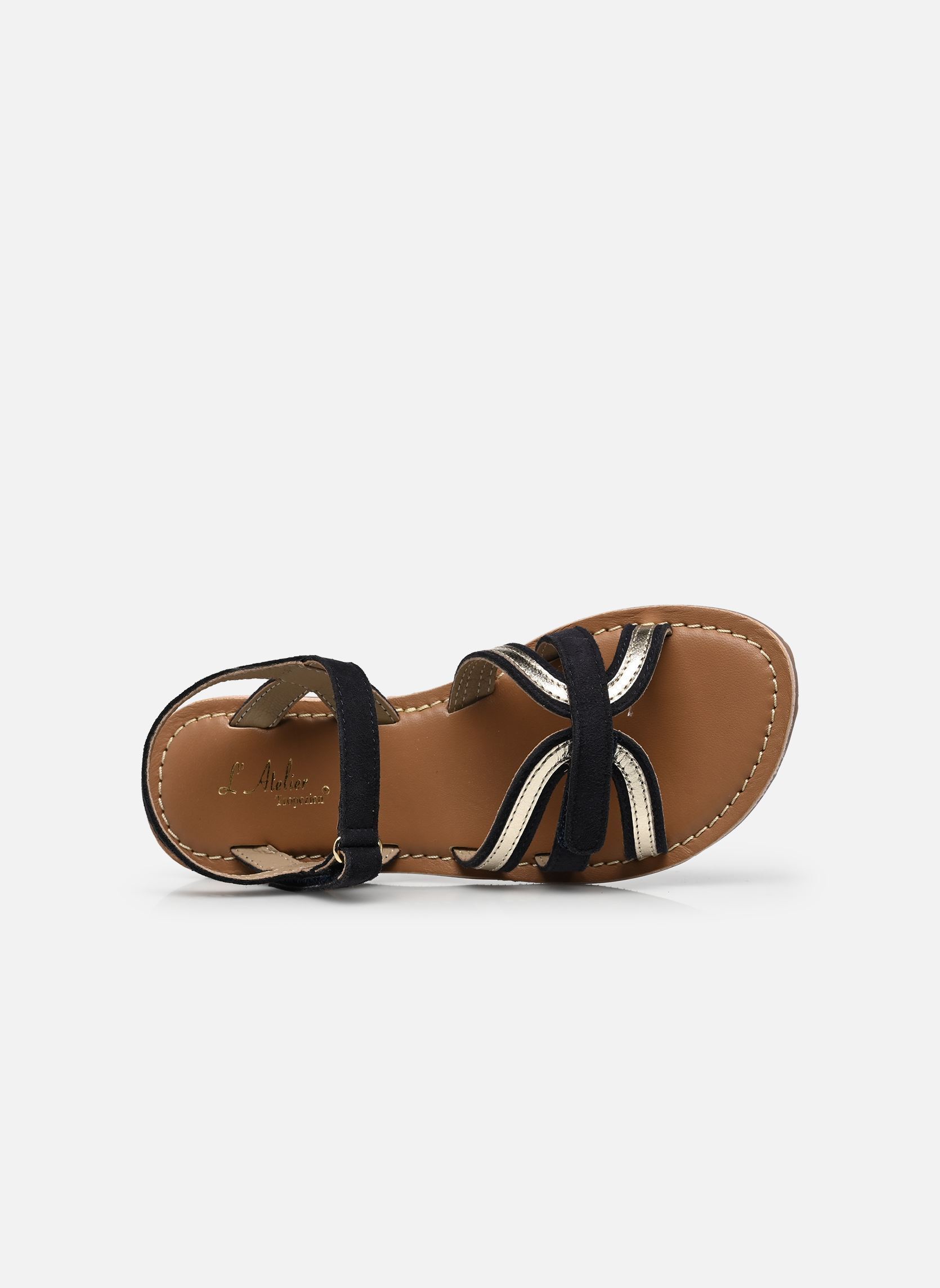Sandales IL-38 fille or et bronze L'Atelier Tropézien Sandales IL-38 fille or et bronze GOLD NAVY