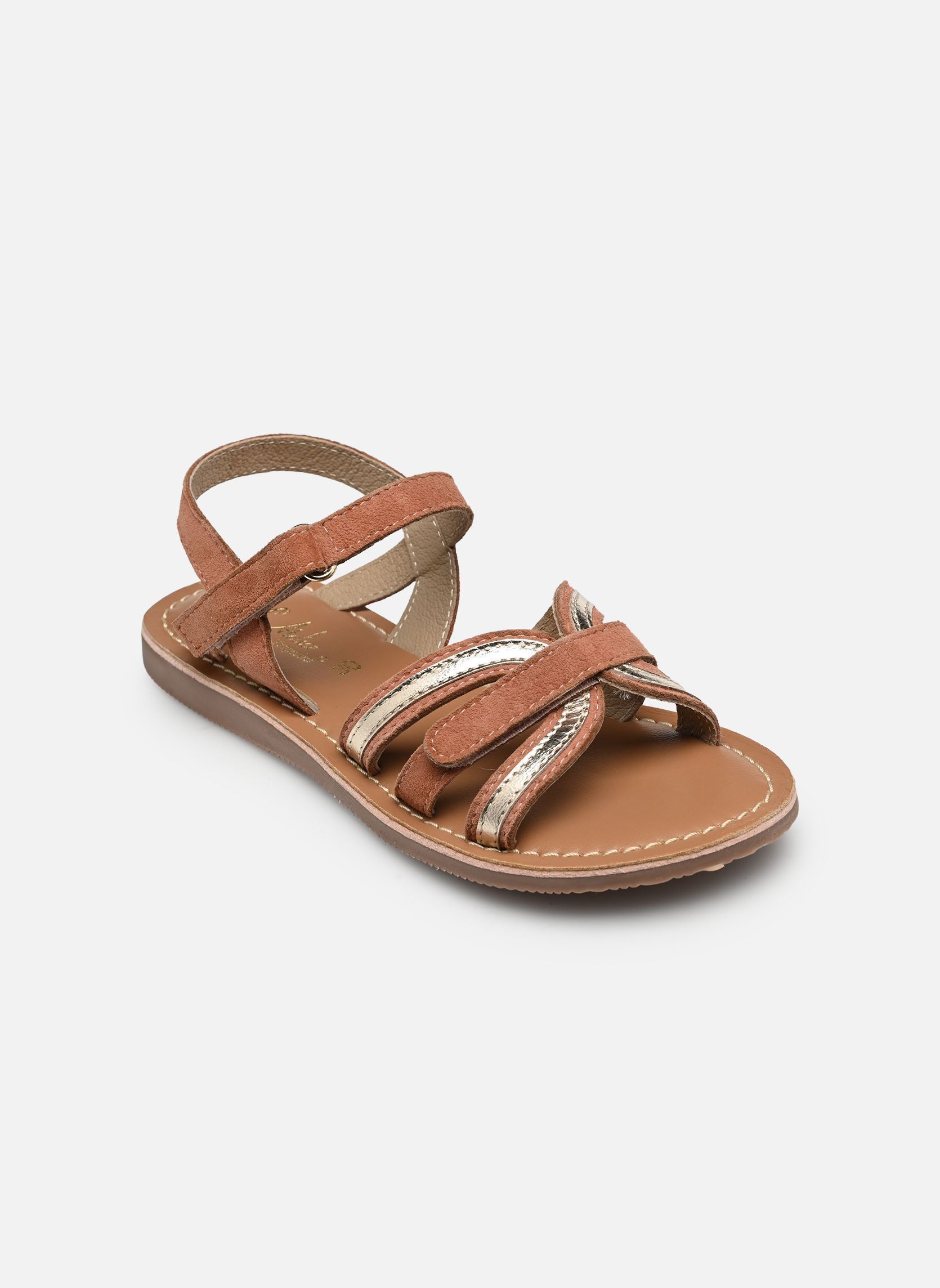 Sandalen IL-38 mädchen gold und bronze L'Atelier Tropézien Sandalen IL-38 mädchen gold und bronze GOLD PINK