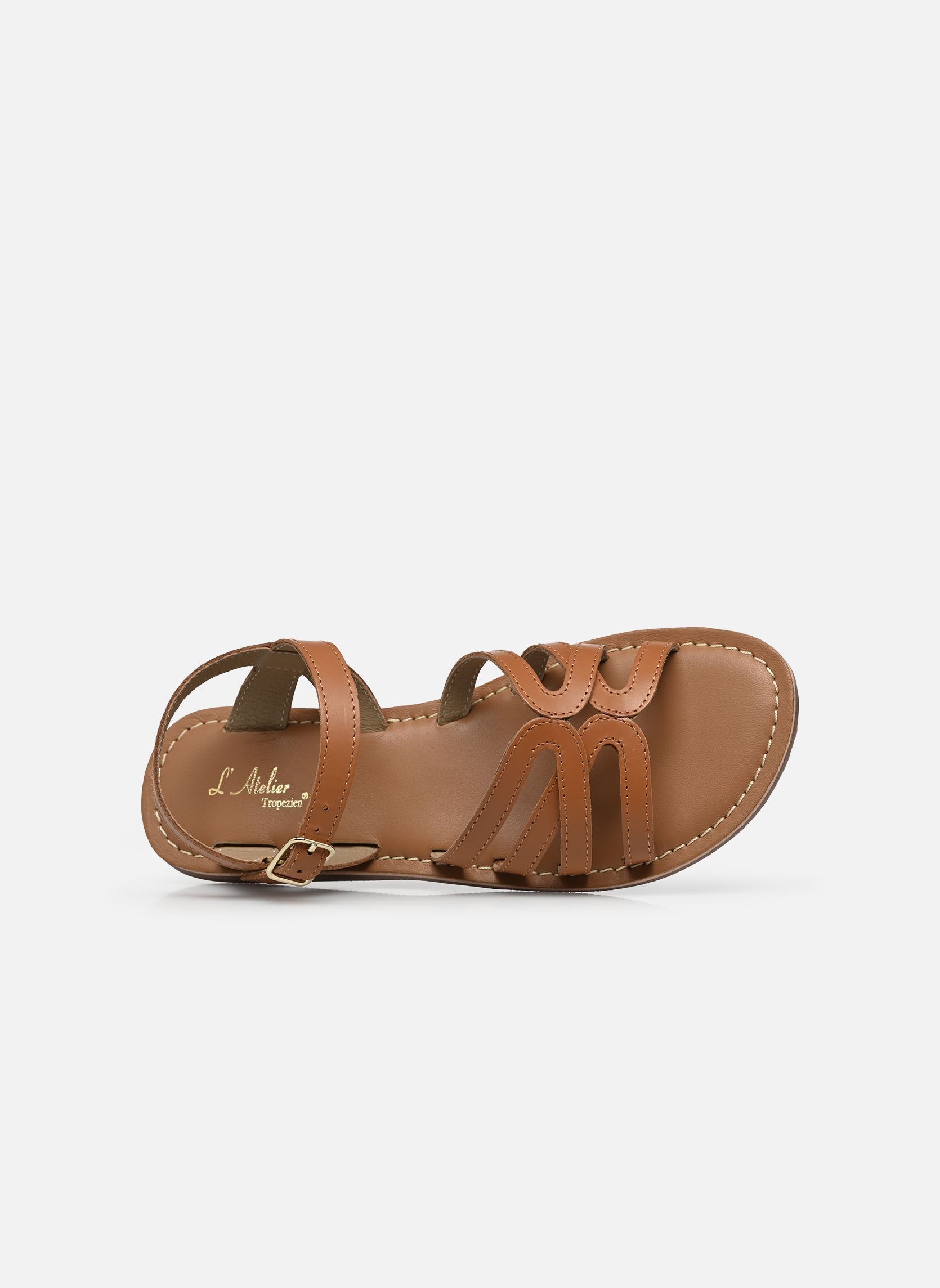 Sandalen IL-40 mädchen braun L'Atelier Tropézien Sandalen IL-40 mädchen braun TAN