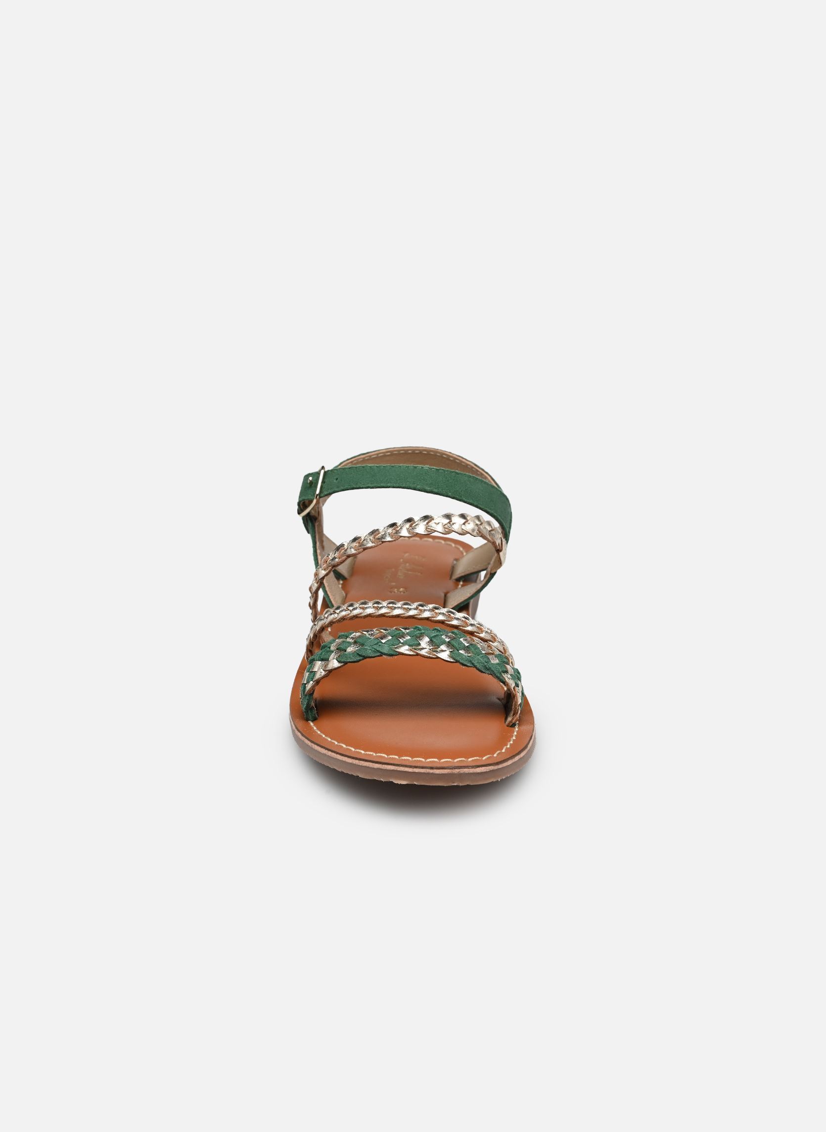 Sandalen IL-2501 mädchen grün L'Atelier Tropézien Sandalen IL-2501 mädchen grün GREEN