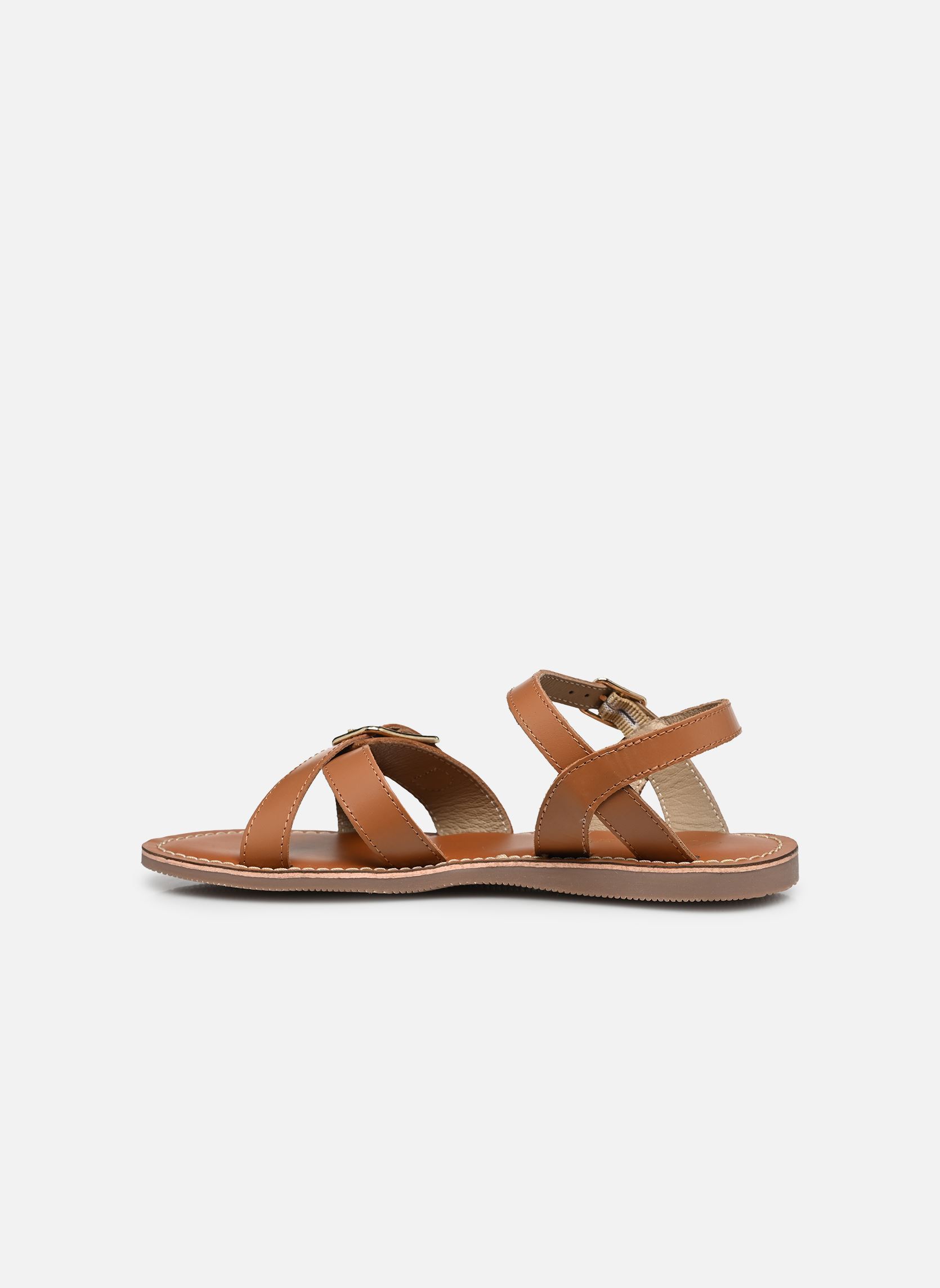 Sandales SB-2636 fille marron L'Atelier Tropézien Sandales SB-2636 fille marron TAN