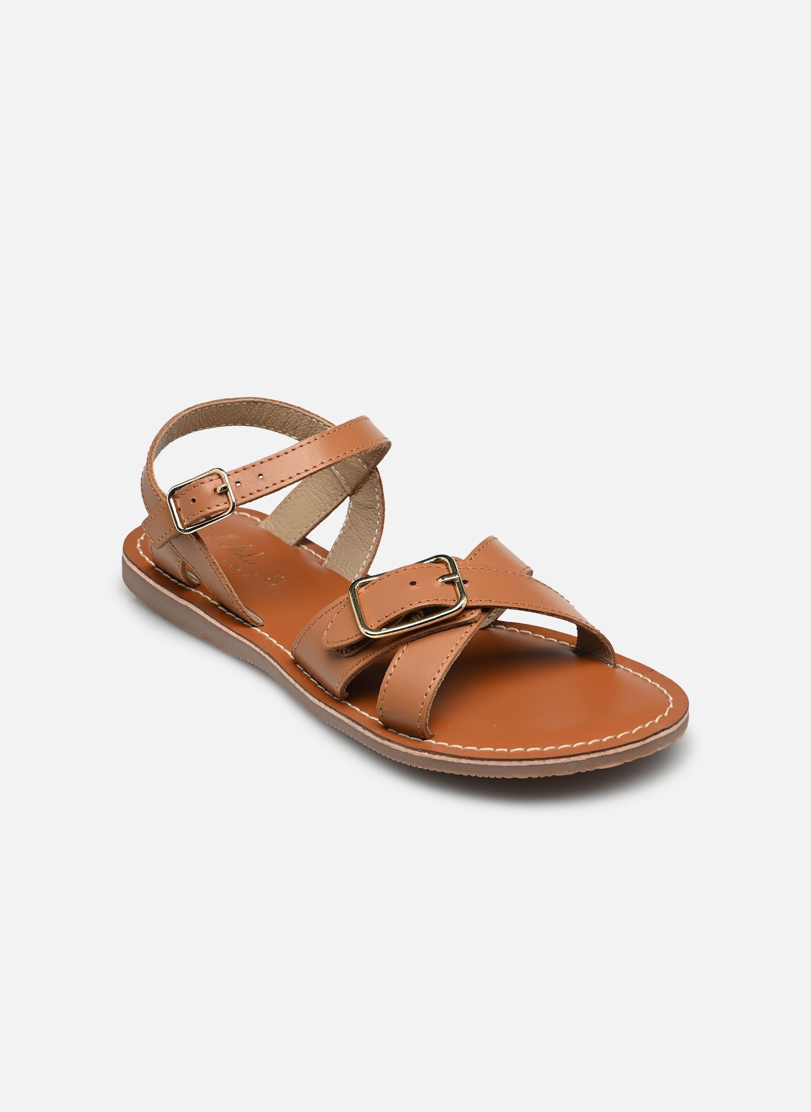 Sandales SB-2636 fille marron L'Atelier Tropézien Sandales SB-2636 fille marron TAN