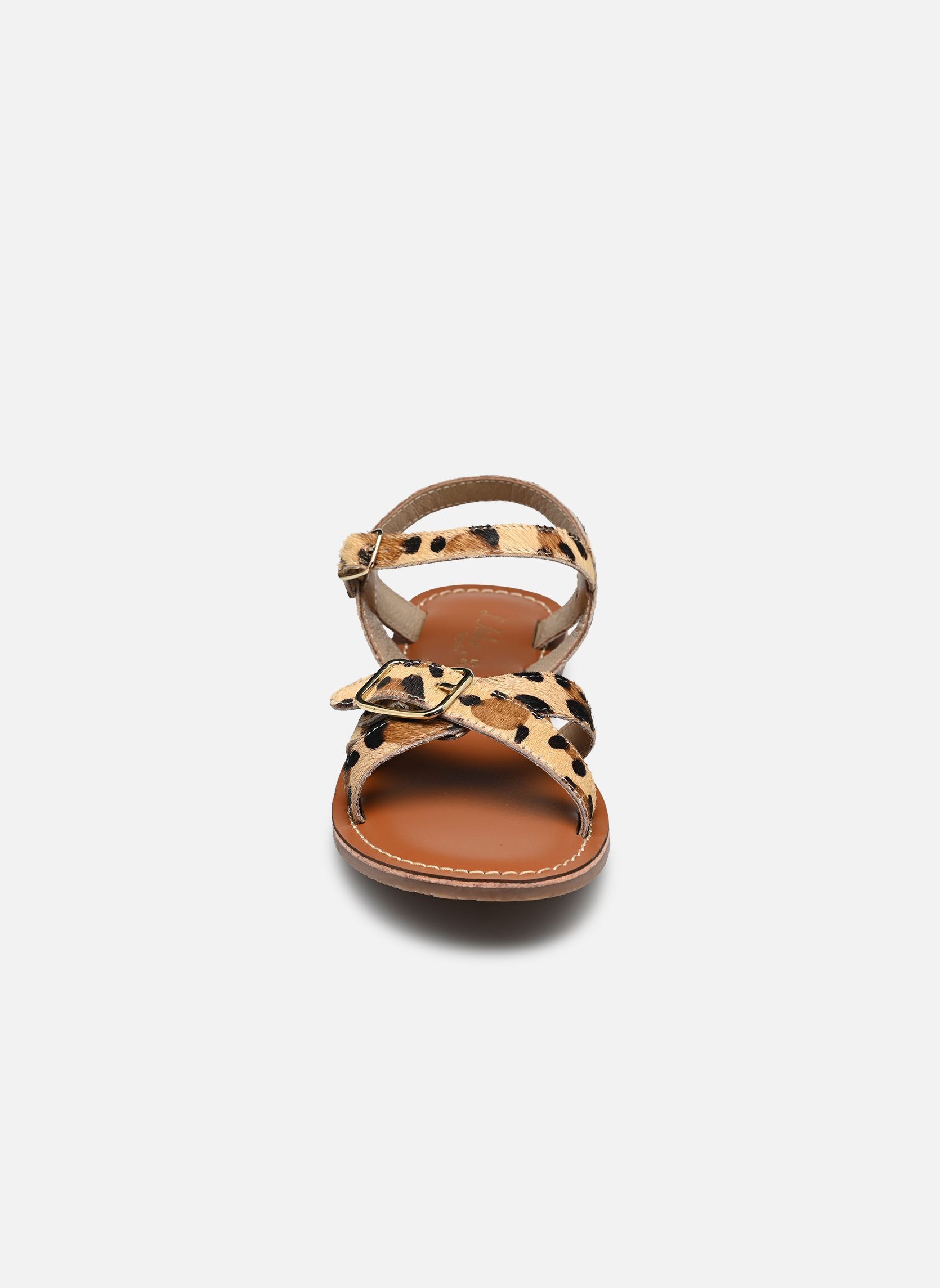 Sandalen SB-2636 mädchen braun L'Atelier Tropézien Sandalen SB-2636 mädchen braun LEOPARD