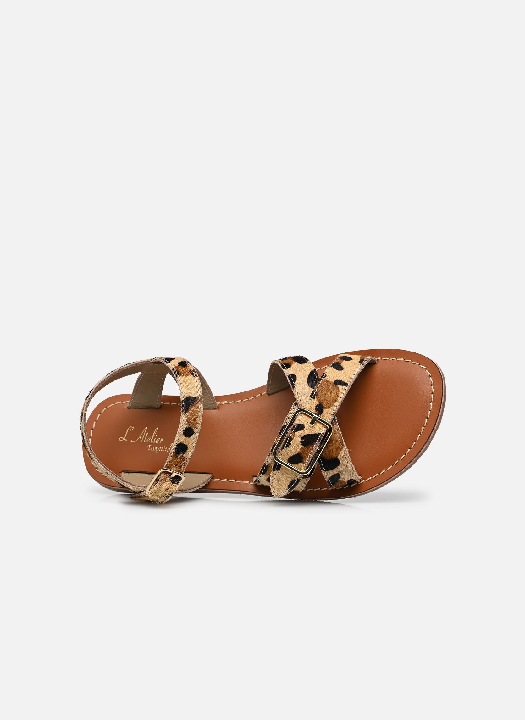 Sandalen SB-2636 mädchen braun L'Atelier Tropézien Sandalen SB-2636 mädchen braun LEOPARD