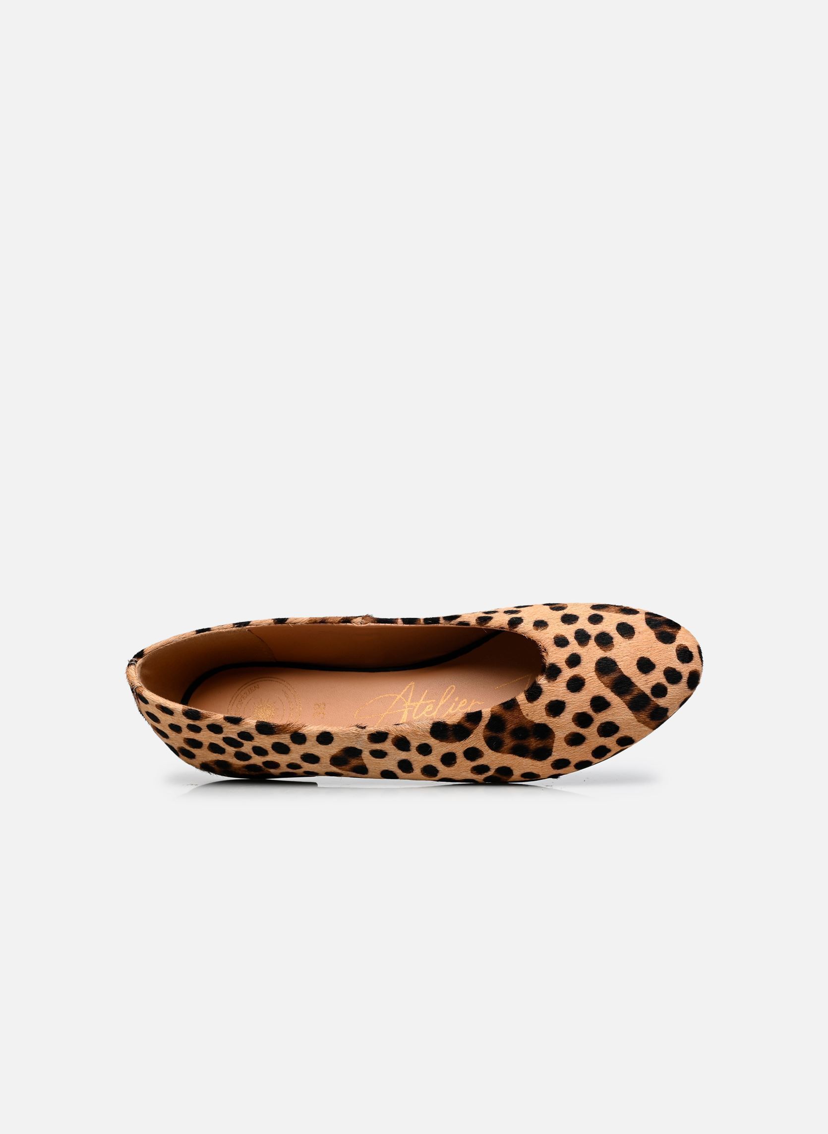 Ballerines classiques S-CHR3201 femme marron L'Atelier Tropézien Ballerines classiques S-CHR3201 femme marron LEOPARD