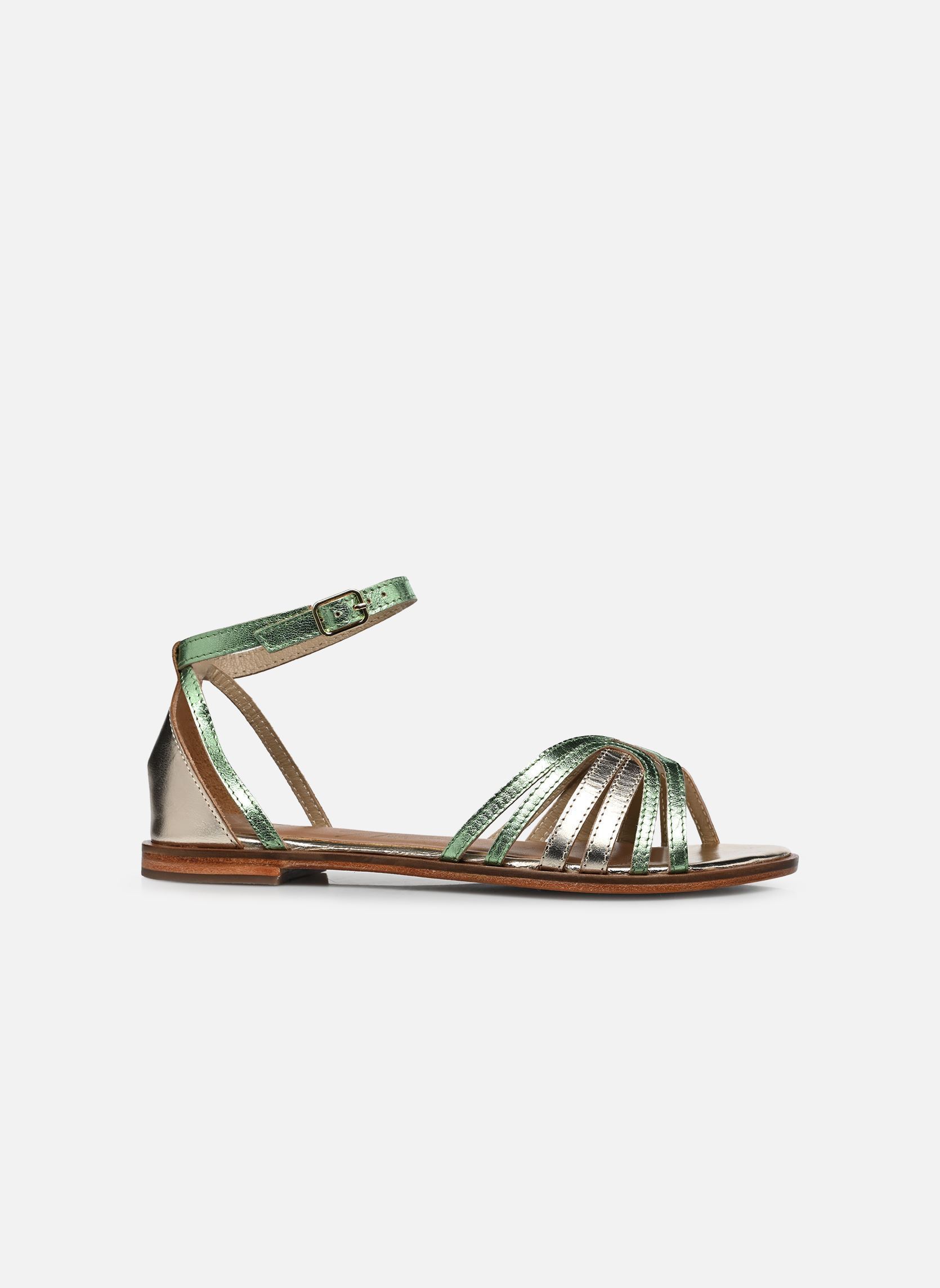 Sandales S-IL103 femme vert L'Atelier Tropézien Sandales S-IL103 femme vert GREEN GOLD