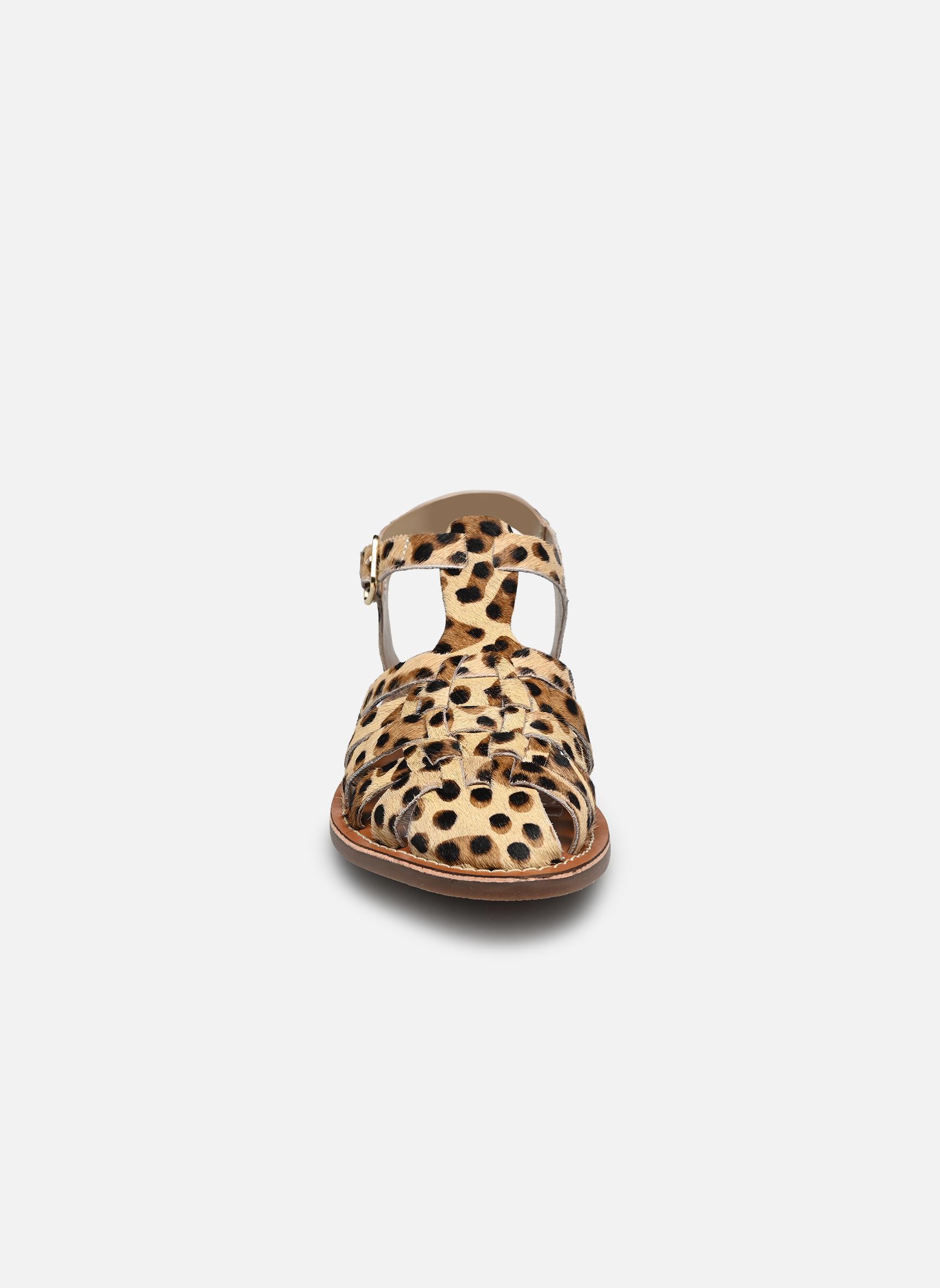 Sandales S-SB3408 femme marron L'Atelier Tropézien Sandales S-SB3408 femme marron LEOPARD