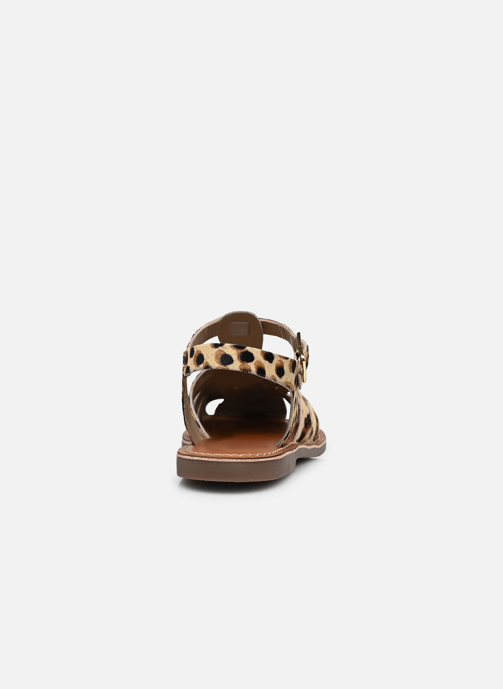 Sandales S-SB3408 femme marron L'Atelier Tropézien Sandales S-SB3408 femme marron LEOPARD