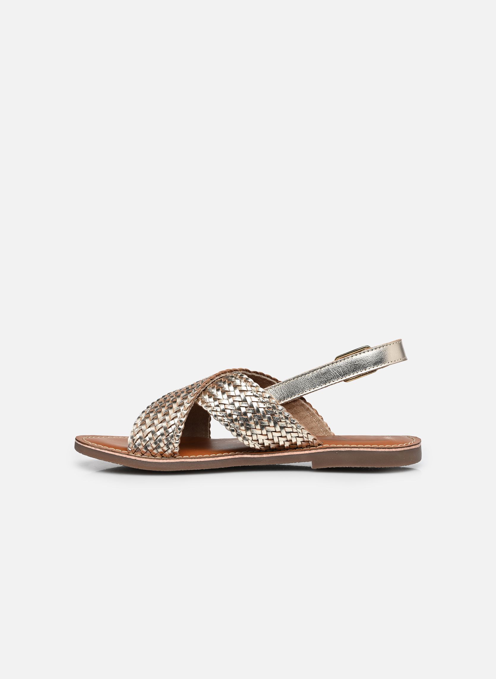 Sandales S-FANNY femme or et bronze L'Atelier Tropézien Sandales S-FANNY femme or et bronze GOLD MESH