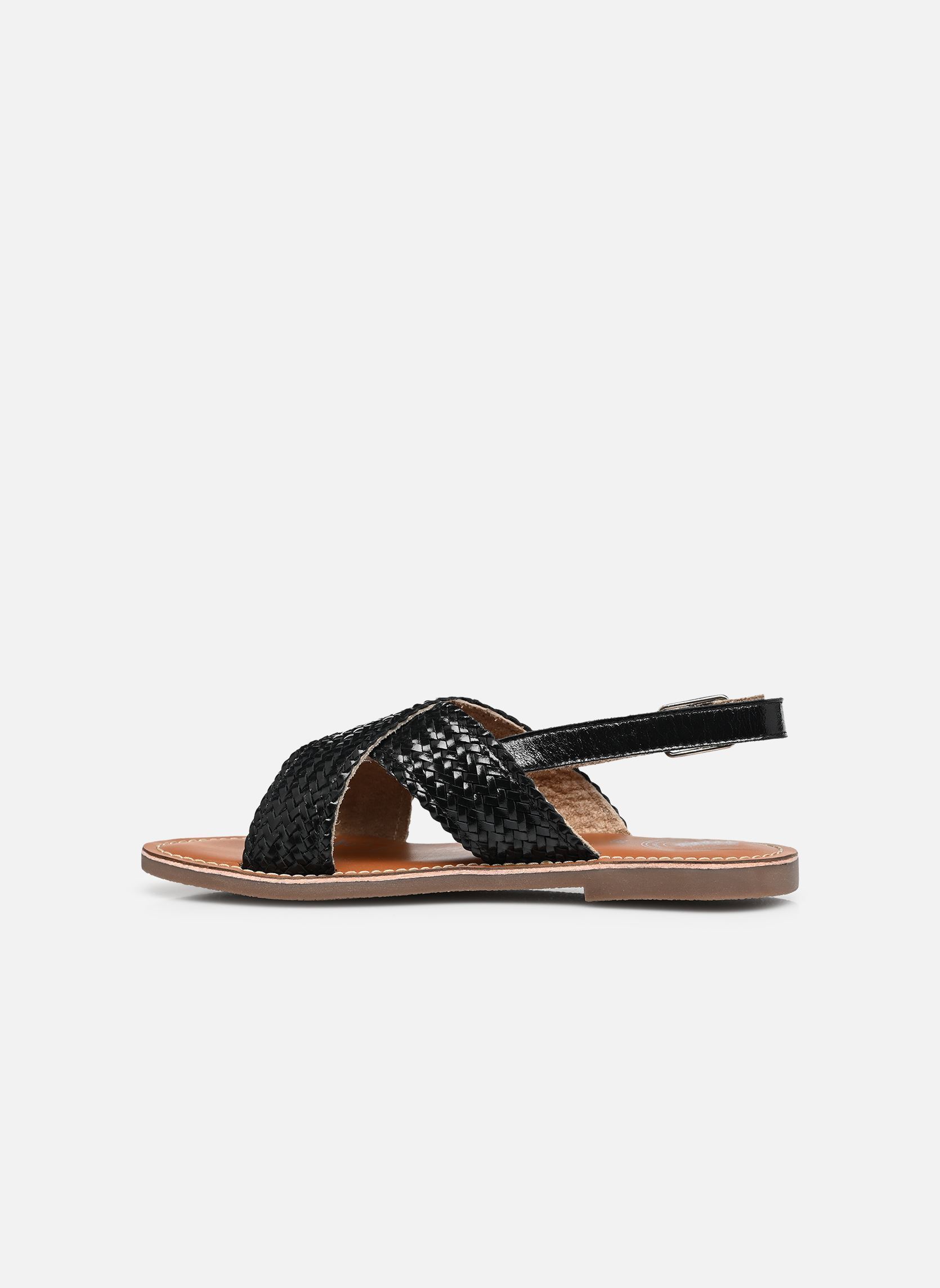 Sandales S-FANNY femme noir L'Atelier Tropézien Sandales S-FANNY femme noir BLACK MESH