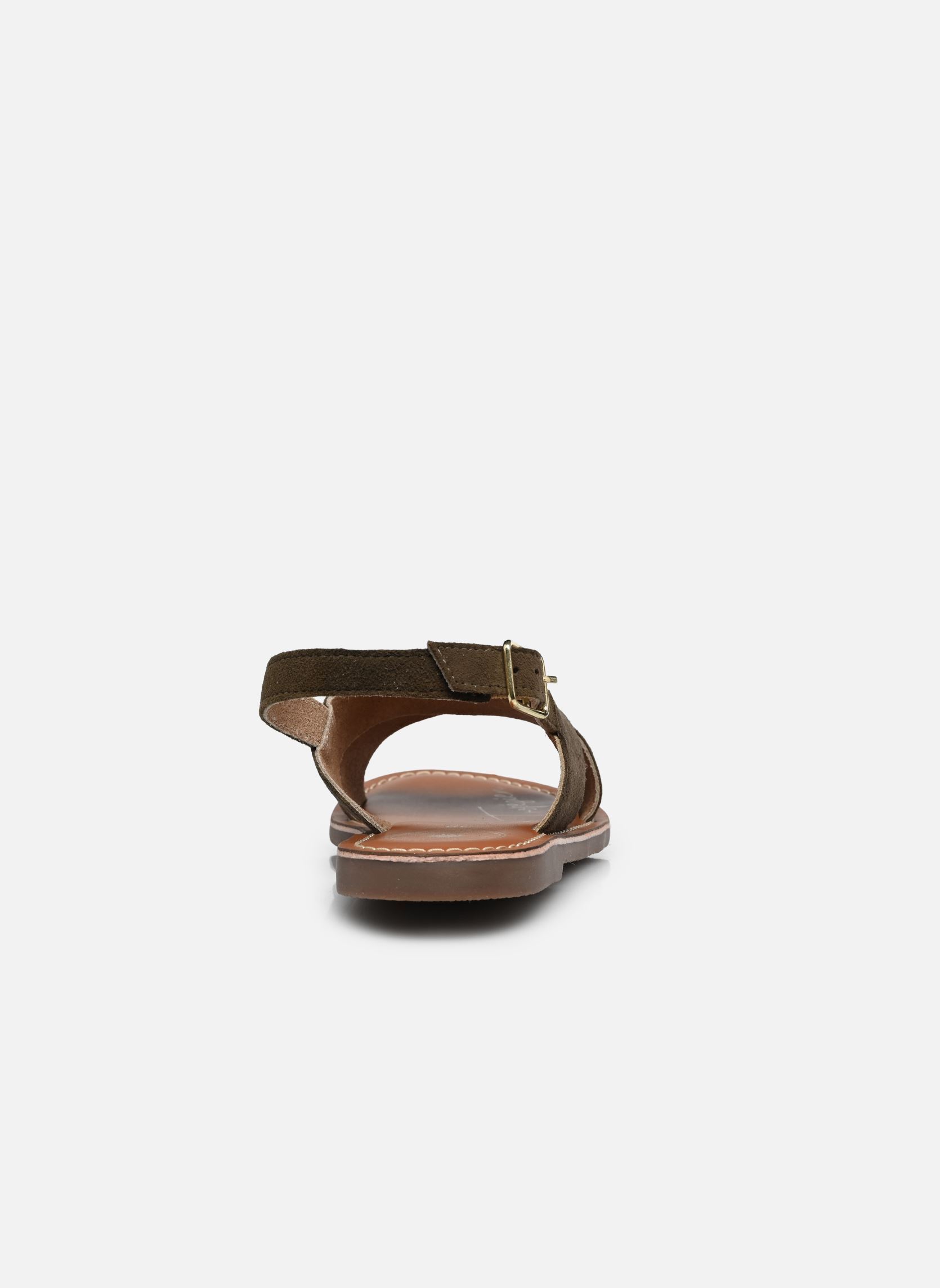 Sandalen S-FANNY dames groen L'Atelier Tropézien Sandalen S-FANNY dames groen OLIVE SUEDE
