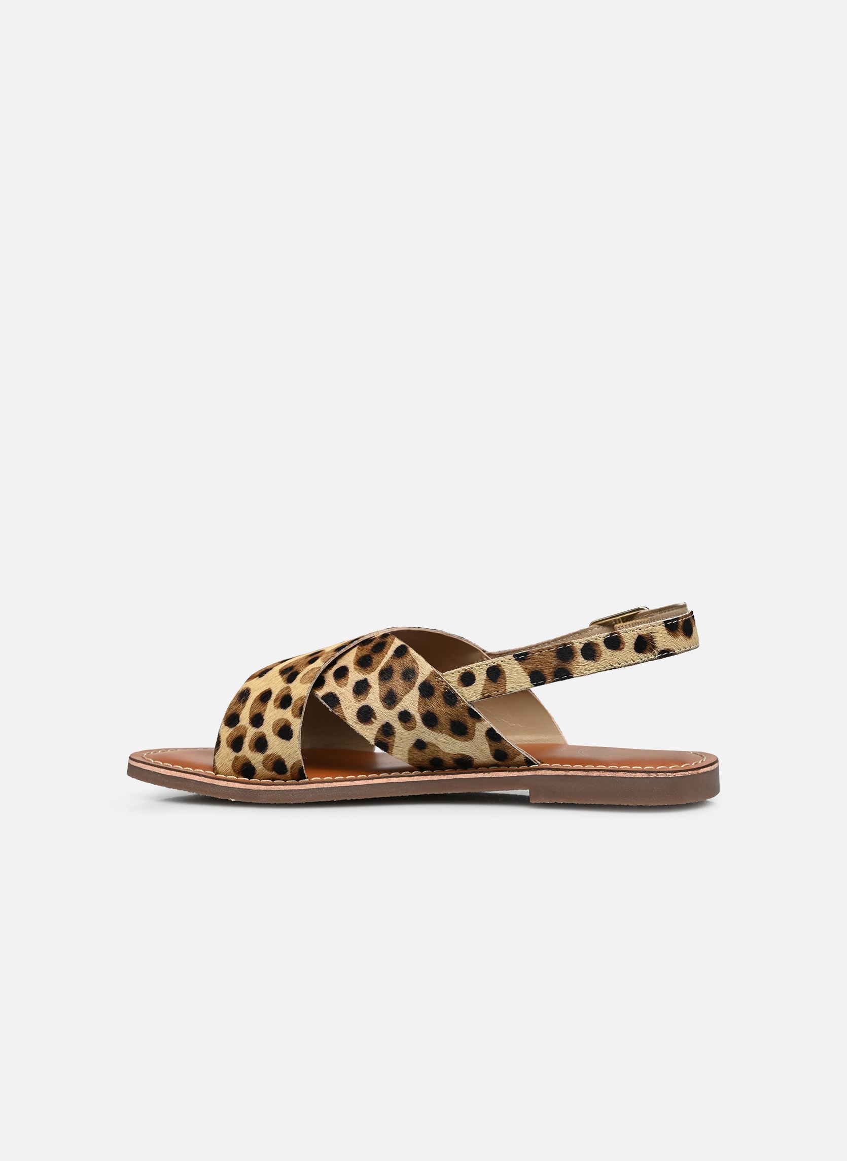 Sandalen S-FANNY damen braun L'Atelier Tropézien Sandalen S-FANNY damen braun LEOPARD