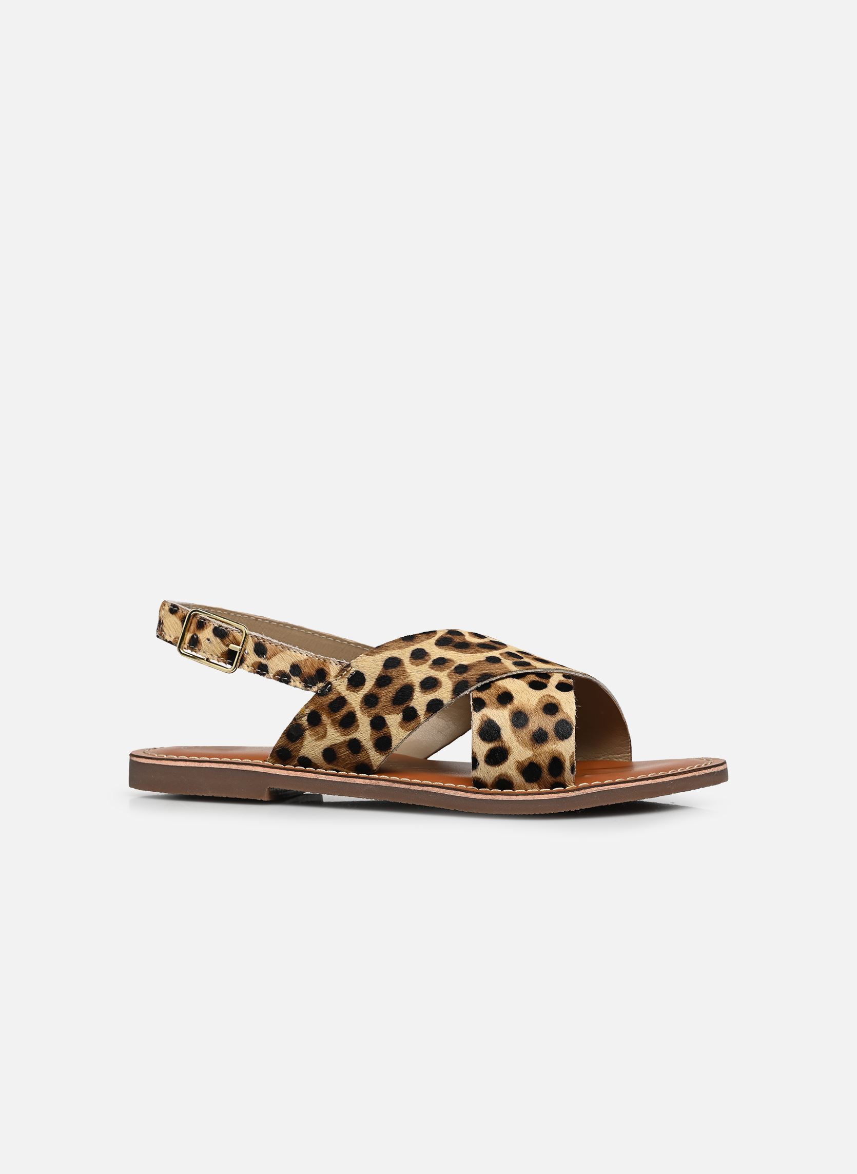Sandalen S-FANNY damen braun L'Atelier Tropézien Sandalen S-FANNY damen braun LEOPARD