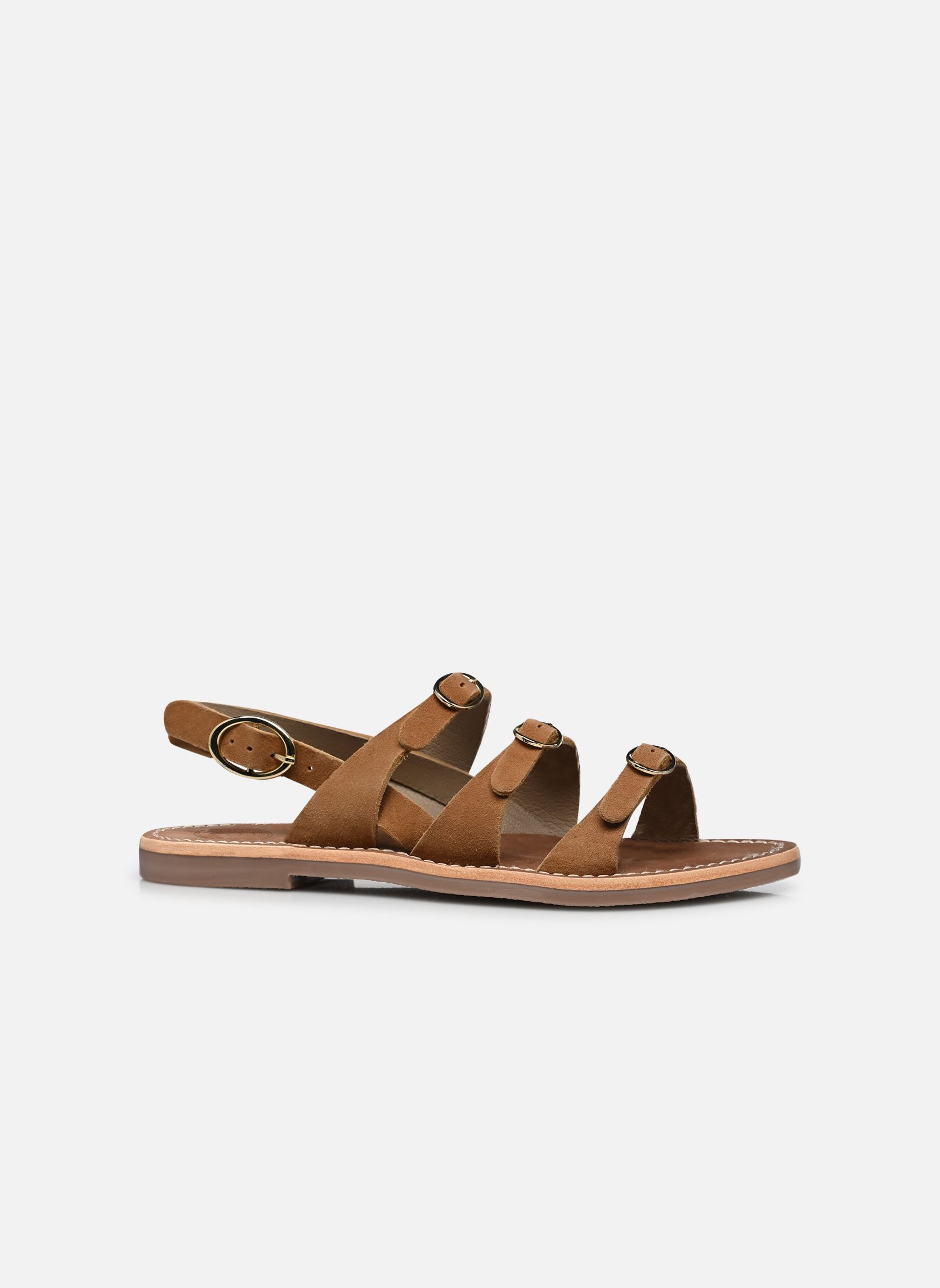 Sandales S-SH3323 femme marron L'Atelier Tropézien Sandales S-SH3323 femme marron TAN