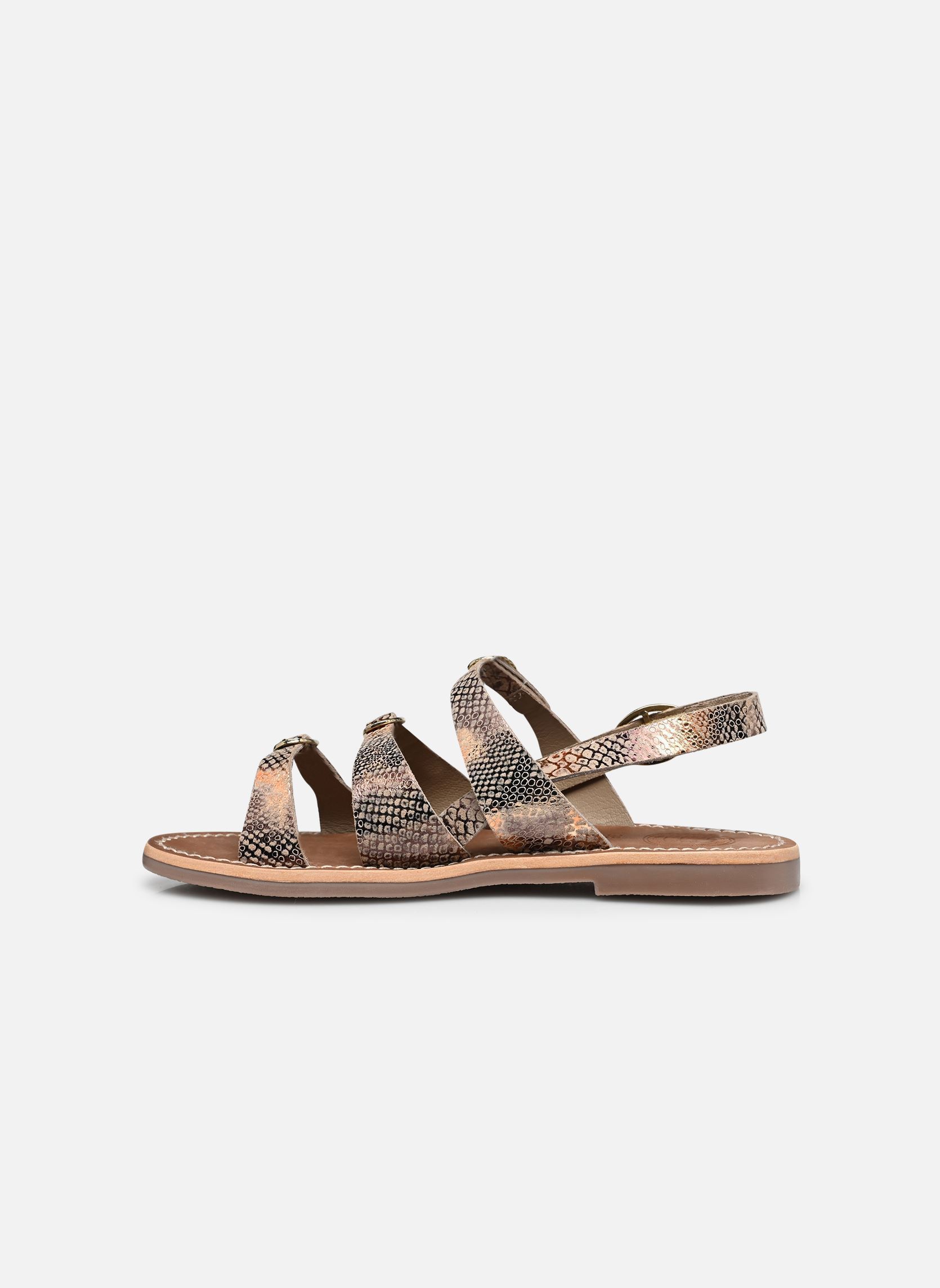 Sandalen S-SH3323 damen gold und bronze L'Atelier Tropézien Sandalen S-SH3323 damen gold und bronze OFF WHITE PYTHON