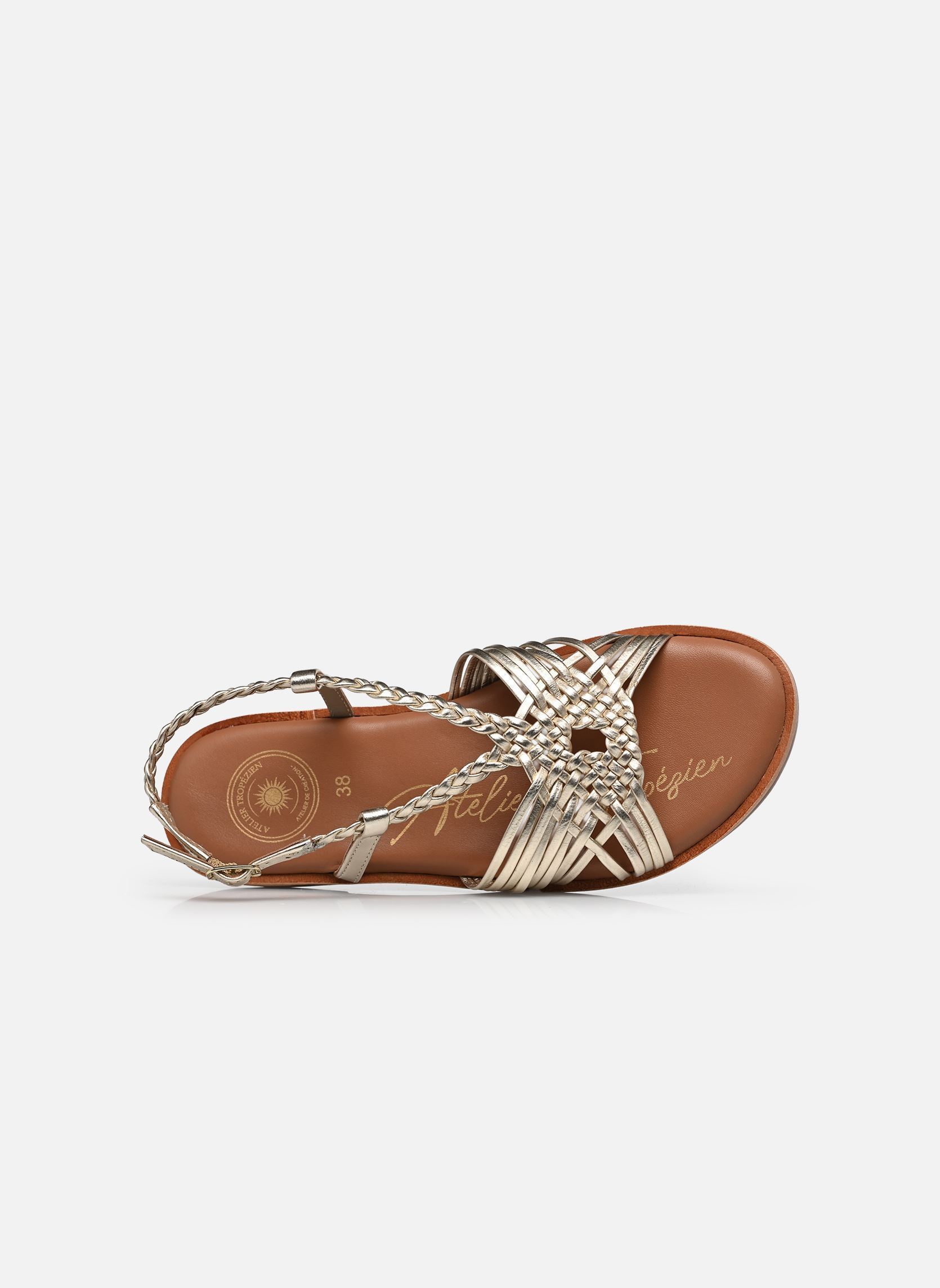 Sandales S-SH1343 femme or et bronze L'Atelier Tropézien Sandales S-SH1343 femme or et bronze GOLD