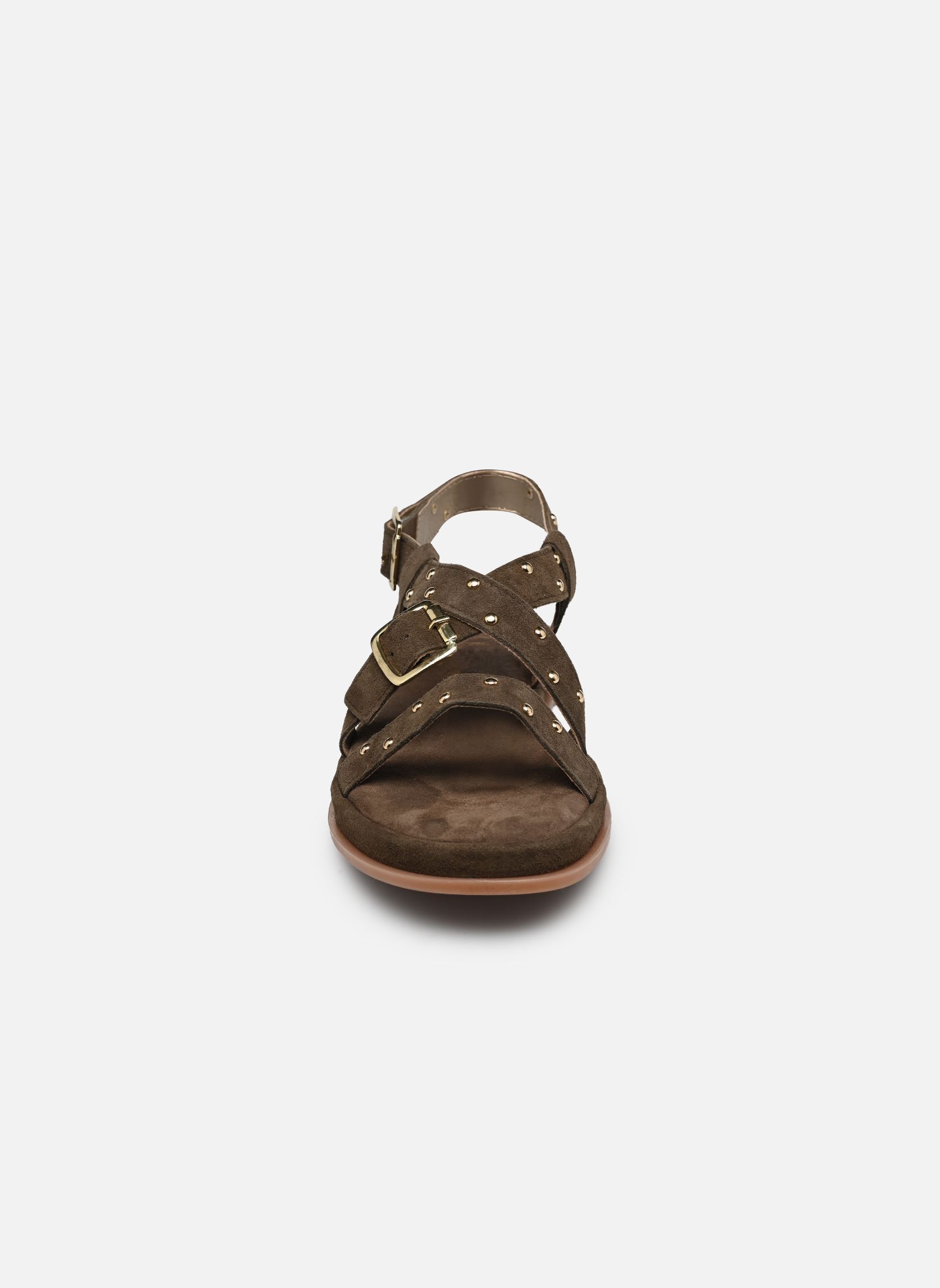 Sandales S-SH3313 femme vert L'Atelier Tropézien Sandales S-SH3313 femme vert OLIVE SUEDE
