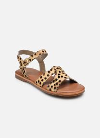 Sandalen S-SH3329 damen gold und bronze