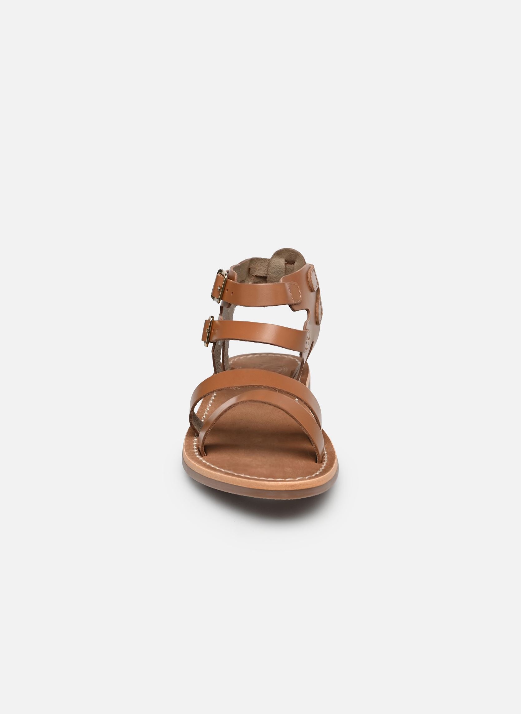 Sandales S-SH3319 femme marron L'Atelier Tropézien Sandales S-SH3319 femme marron TAN
