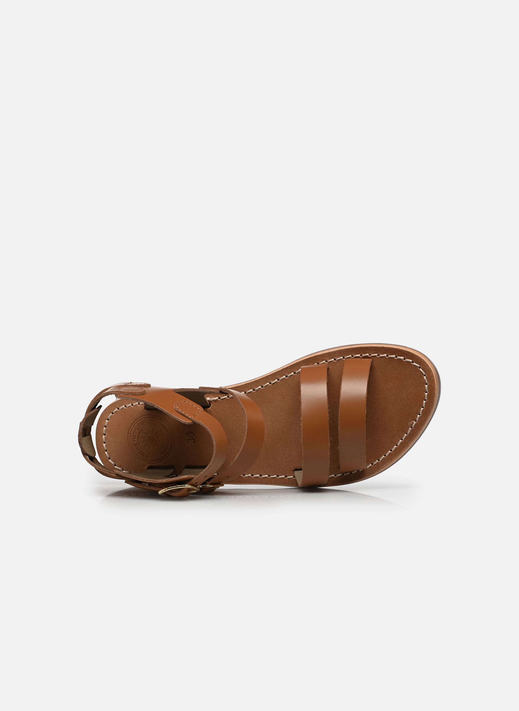 Sandales S-SH3319 femme marron L'Atelier Tropézien Sandales S-SH3319 femme marron TAN