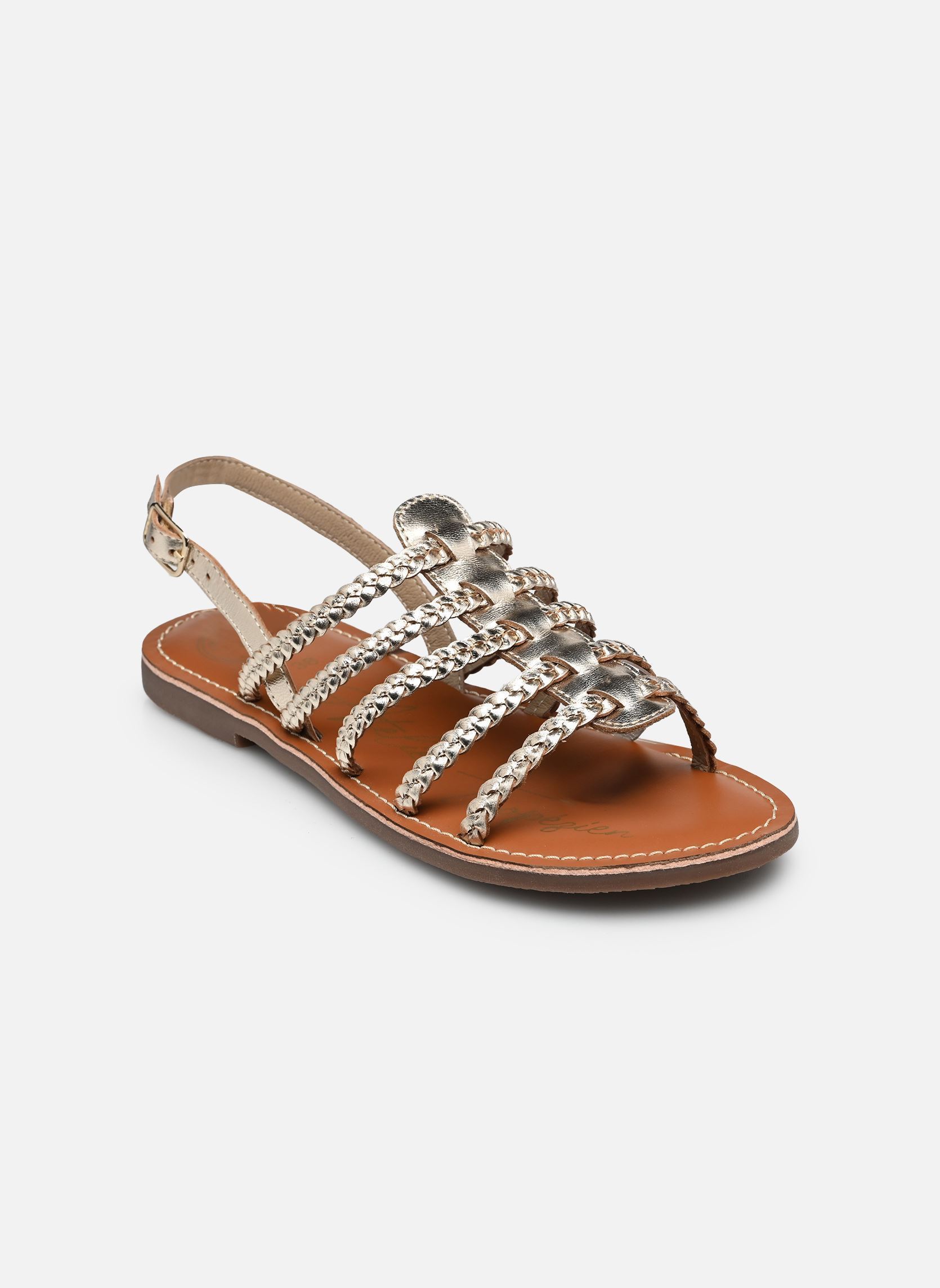 Sandales S-SB3415 femme or et bronze L'Atelier Tropézien Sandales S-SB3415 femme or et bronze GOLD