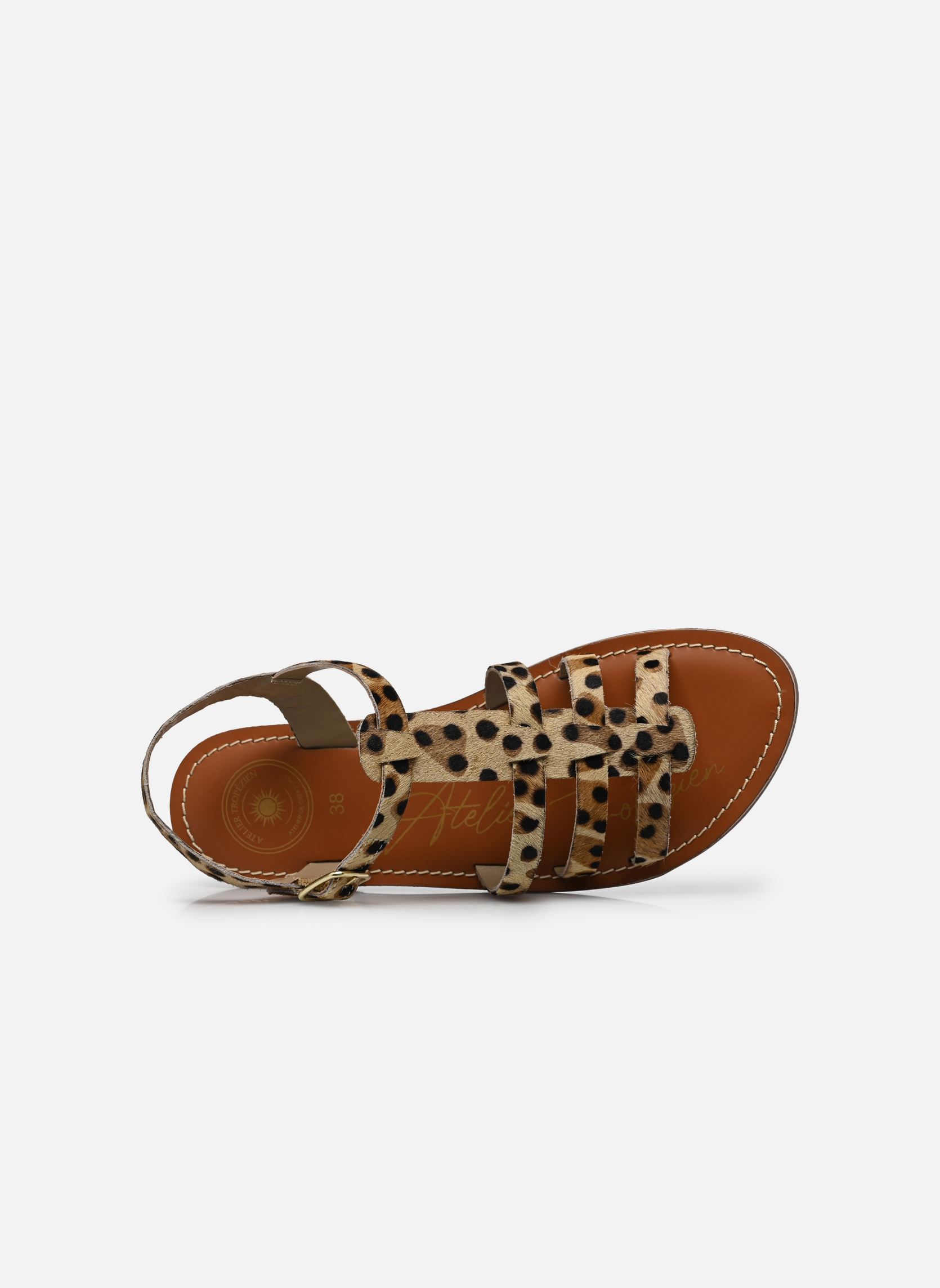 Sandalen S-SB3412 damen braun L'Atelier Tropézien Sandalen S-SB3412 damen braun LEOPARD