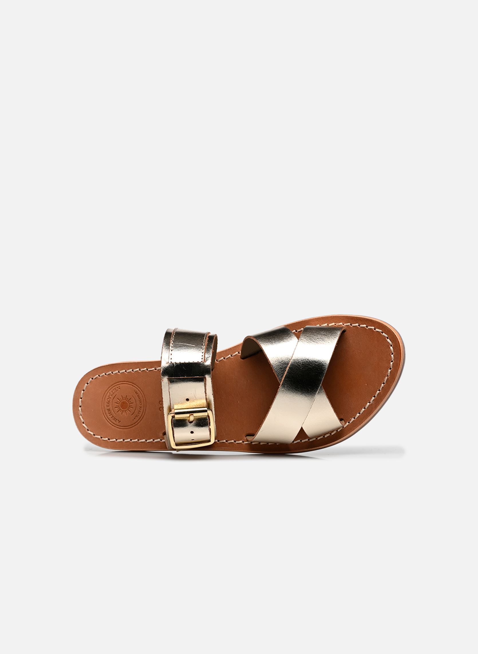 Mules S-SH3316 femme or et bronze L'Atelier Tropézien Mules S-SH3316 femme or et bronze GOLD