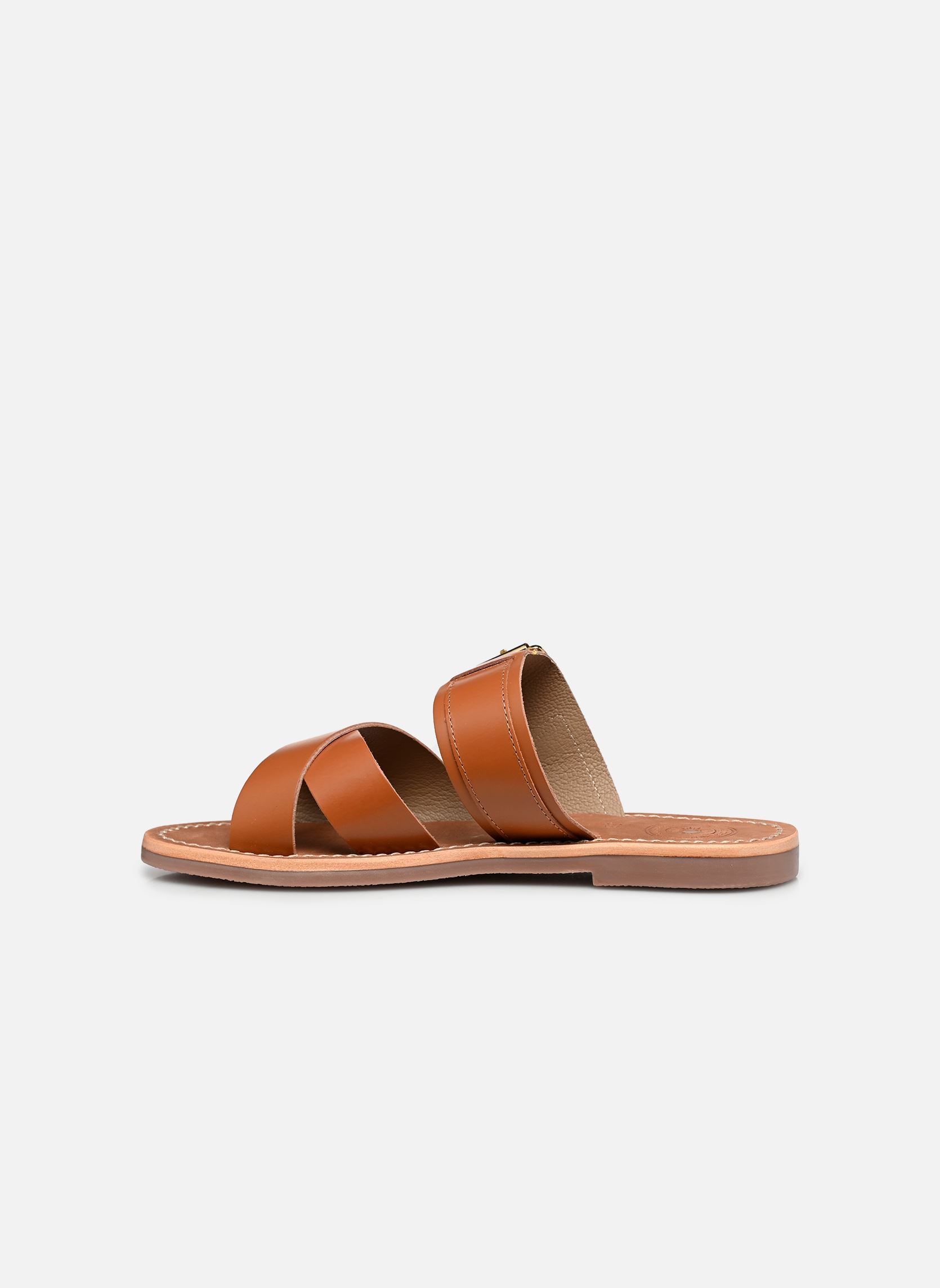 Pantoletten S-SH3316 damen braun L'Atelier Tropézien Pantoletten S-SH3316 damen braun TAN