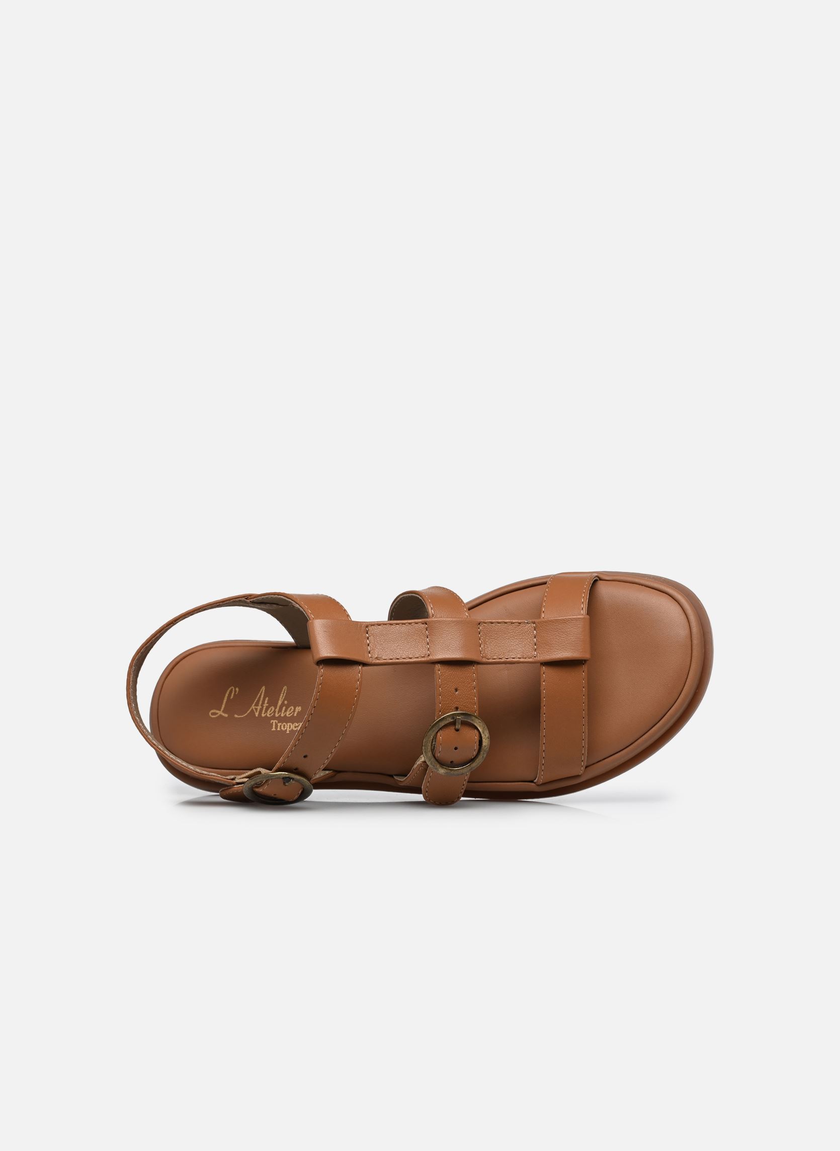 Sandales S-SH3312 femme marron L'Atelier Tropézien Sandales S-SH3312 femme marron TAN