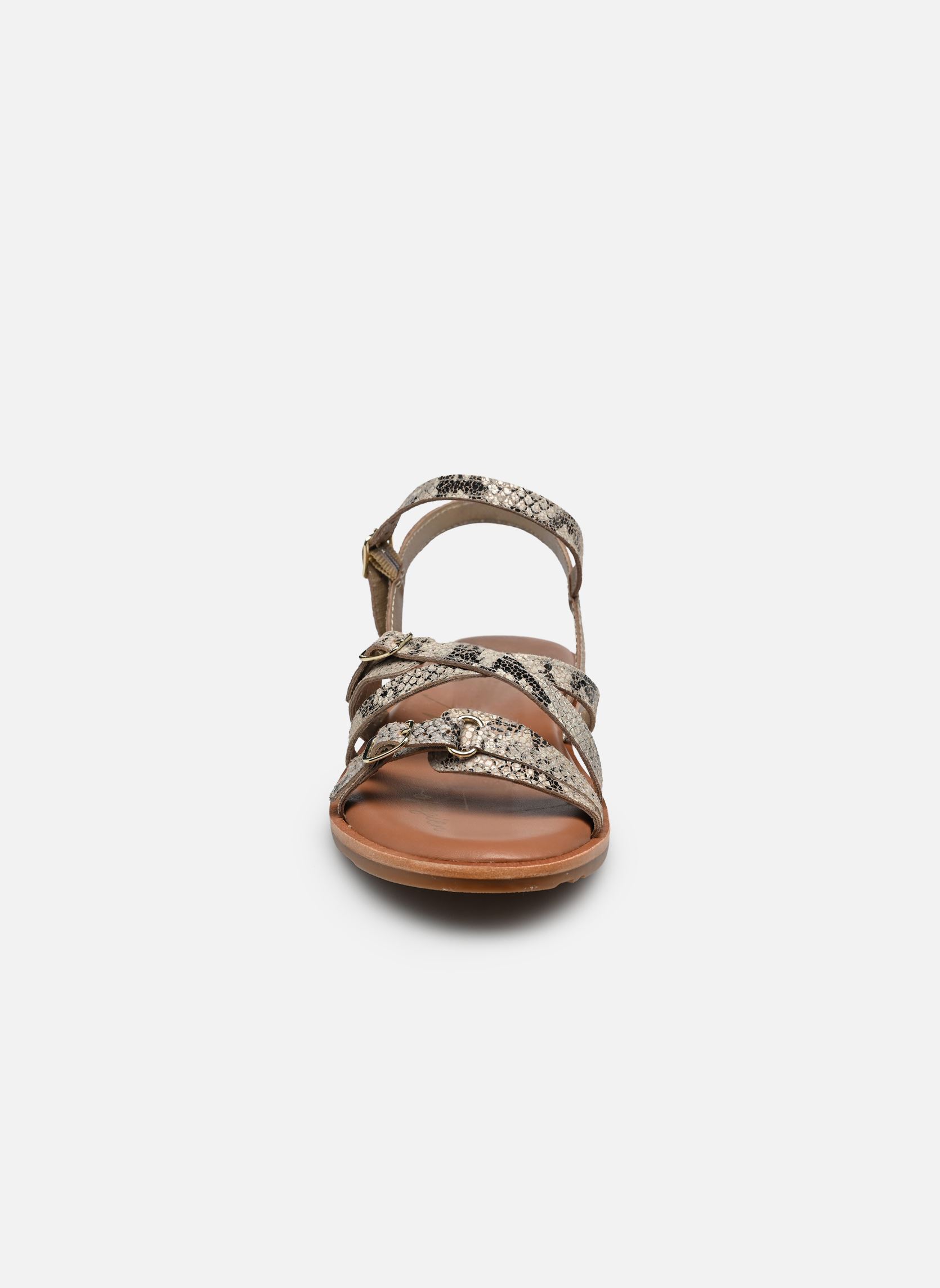 Sandalen S-SH3337 damen grau L'Atelier Tropézien Sandalen S-SH3337 damen grau KAKI FOIL