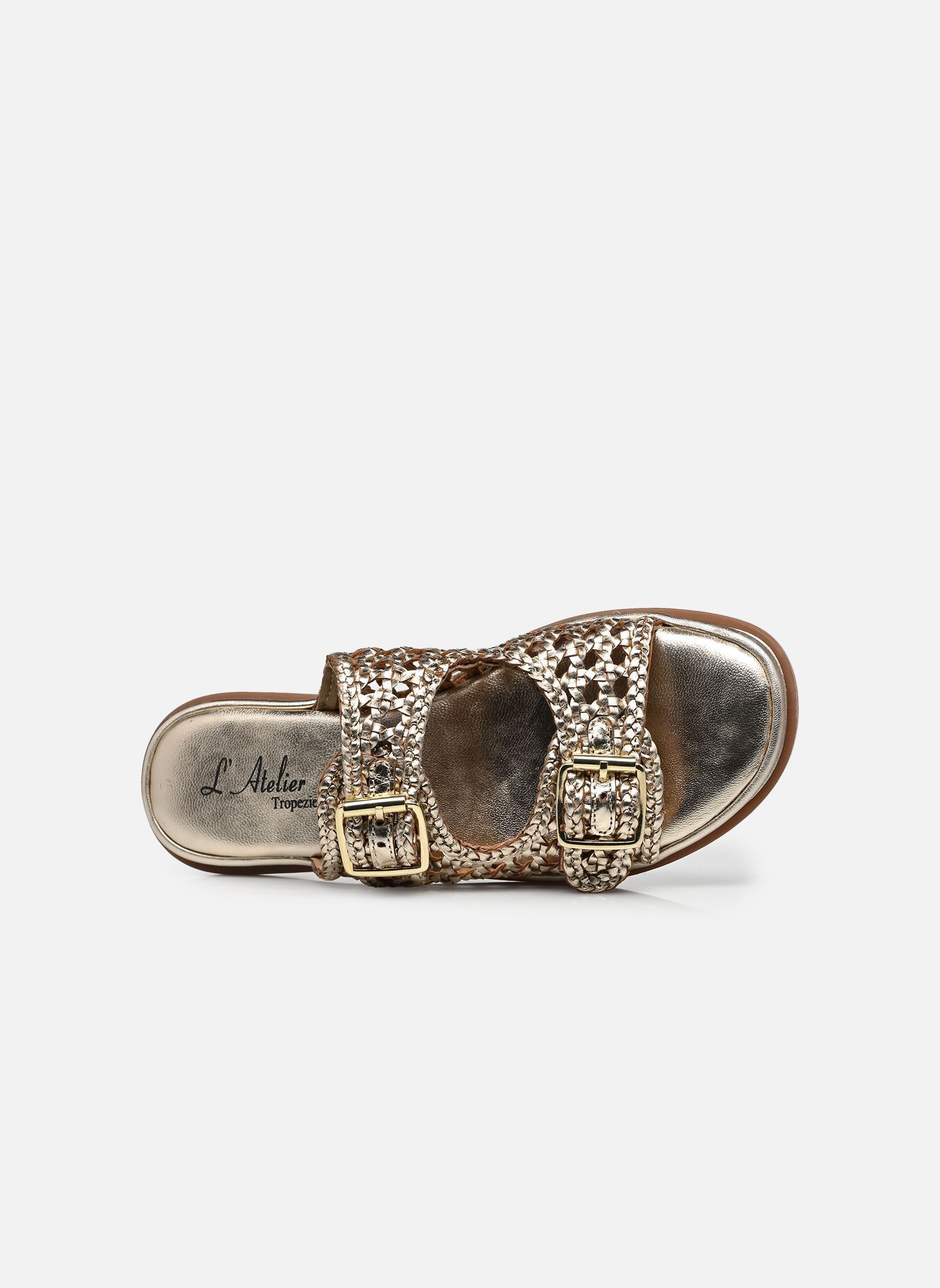 Mules S-SH3315 femme or et bronze L'Atelier Tropézien Mules S-SH3315 femme or et bronze GOLD