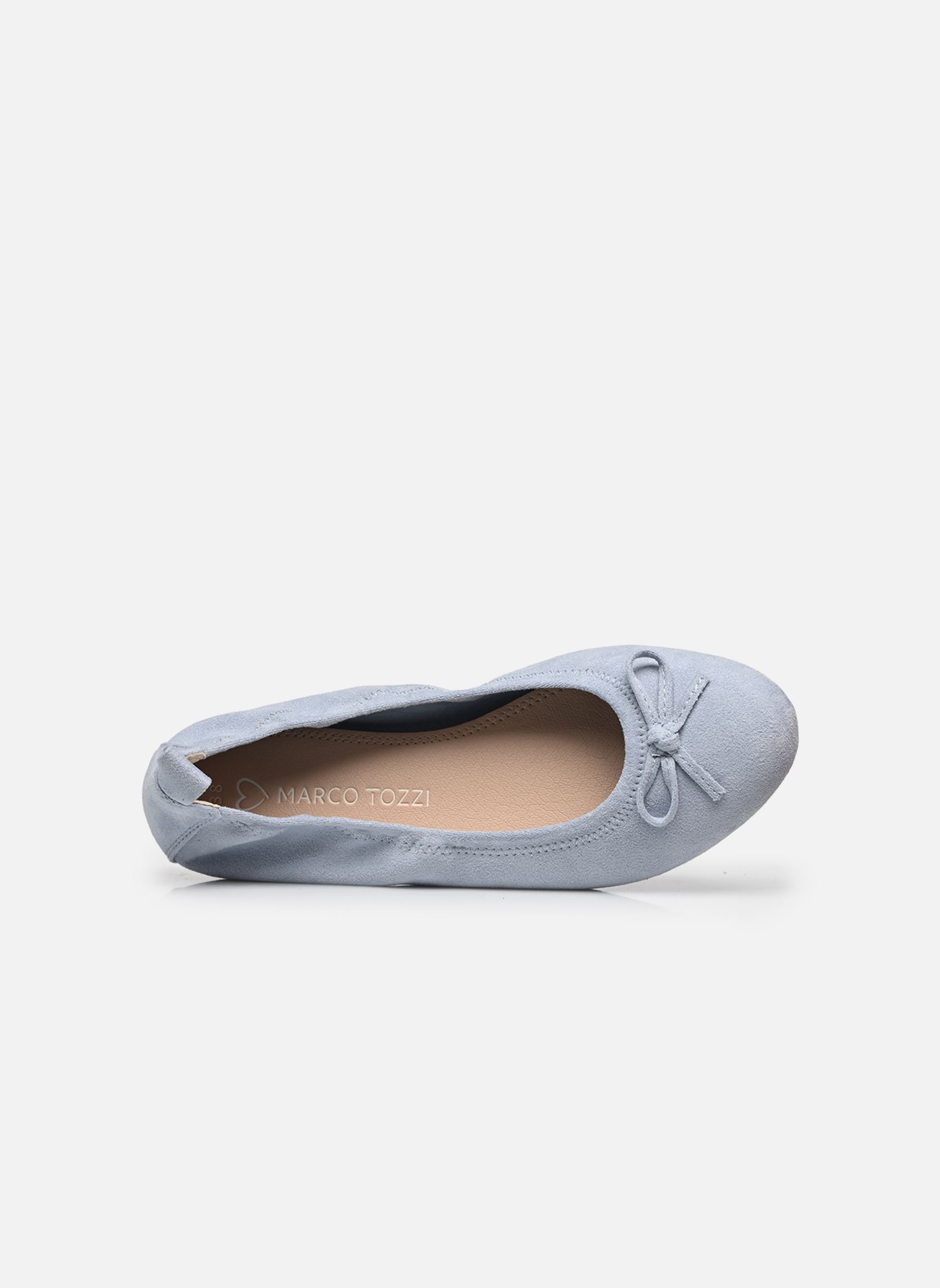 Klassieke ballerina's 22139-46 dames blauw Marco Tozzi Klassieke ballerina's 22139-46 dames blauw LT.BLUE