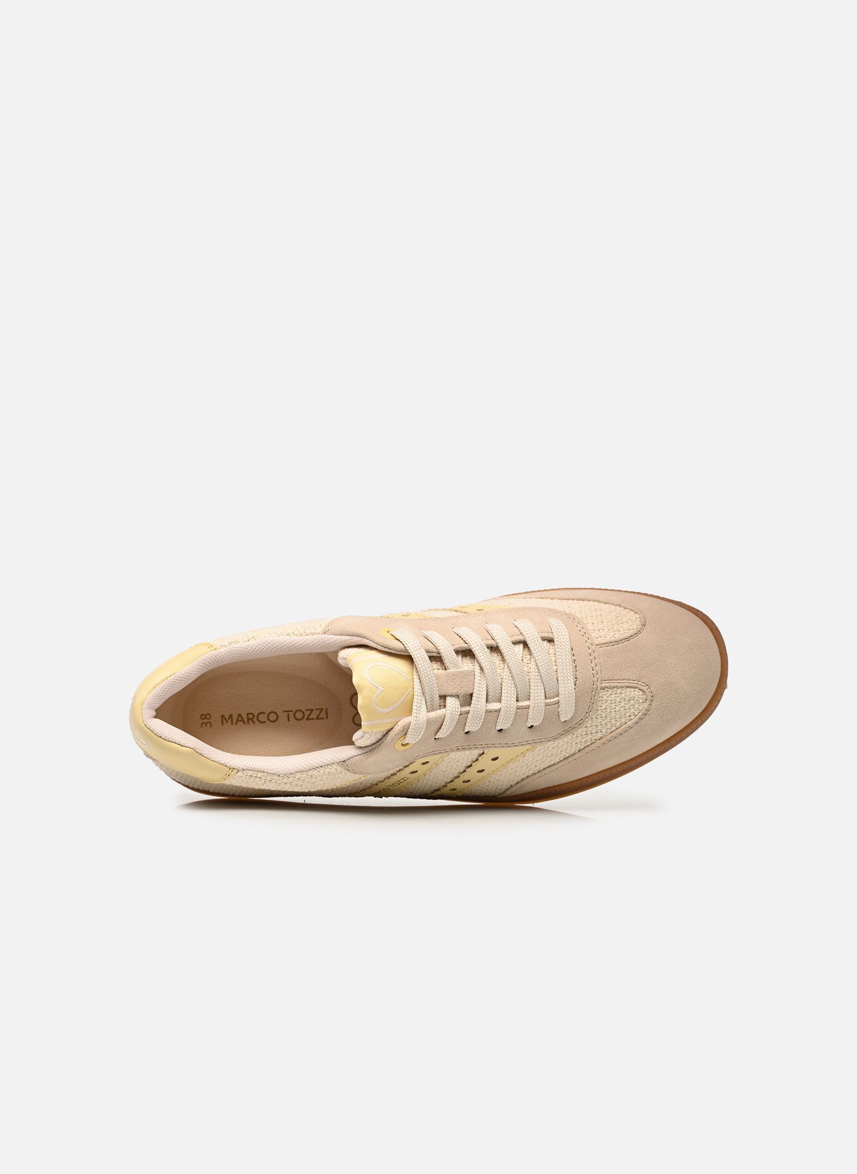 Baskets basses 23735-46 femme beige Marco Tozzi Baskets basses 23735-46 femme beige VANILLA COMB