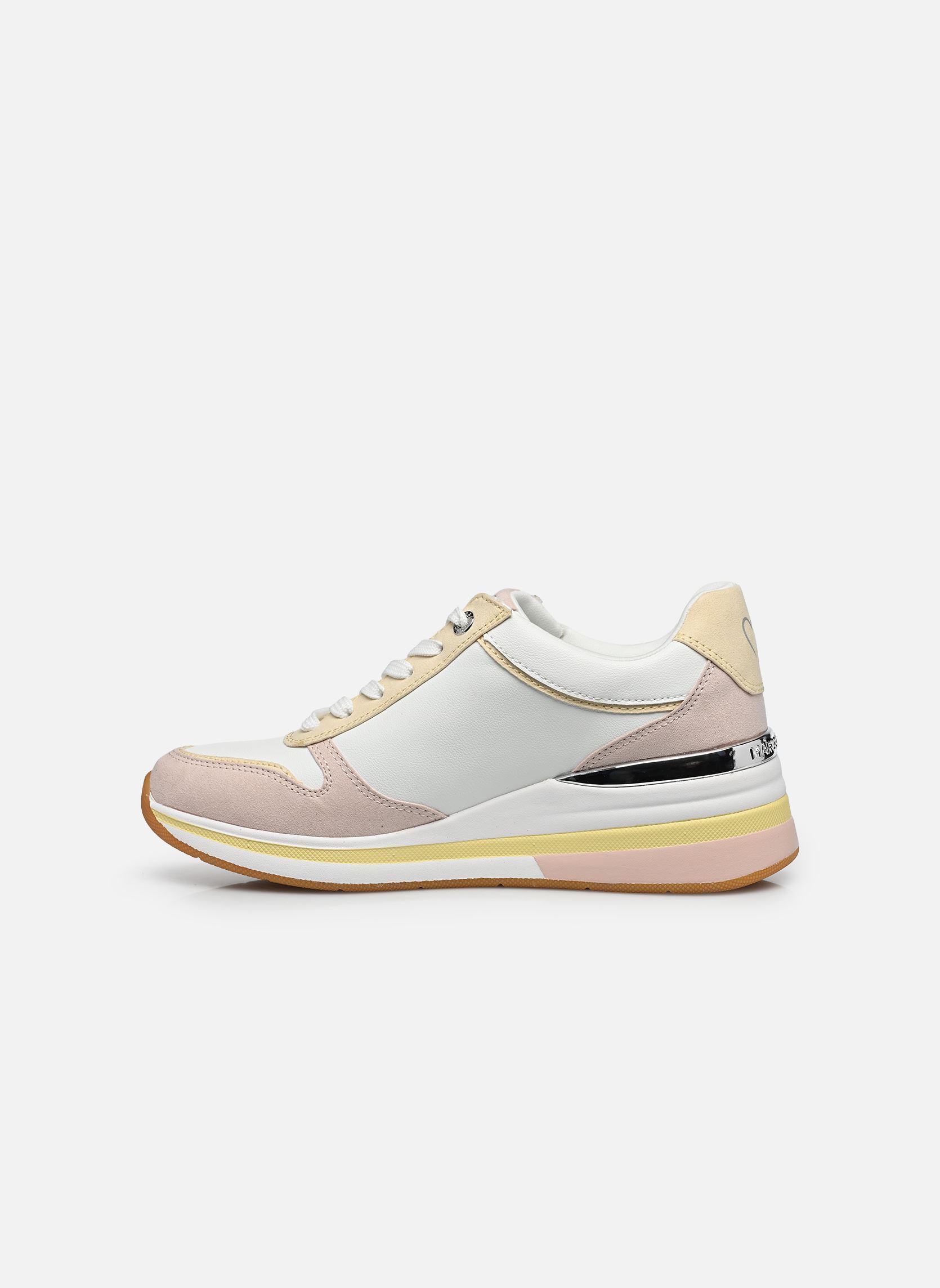 Plateau-Sneaker 23764-46 damen weiß Marco Tozzi Plateau-Sneaker 23764-46 damen weiß WHITE/ROSE