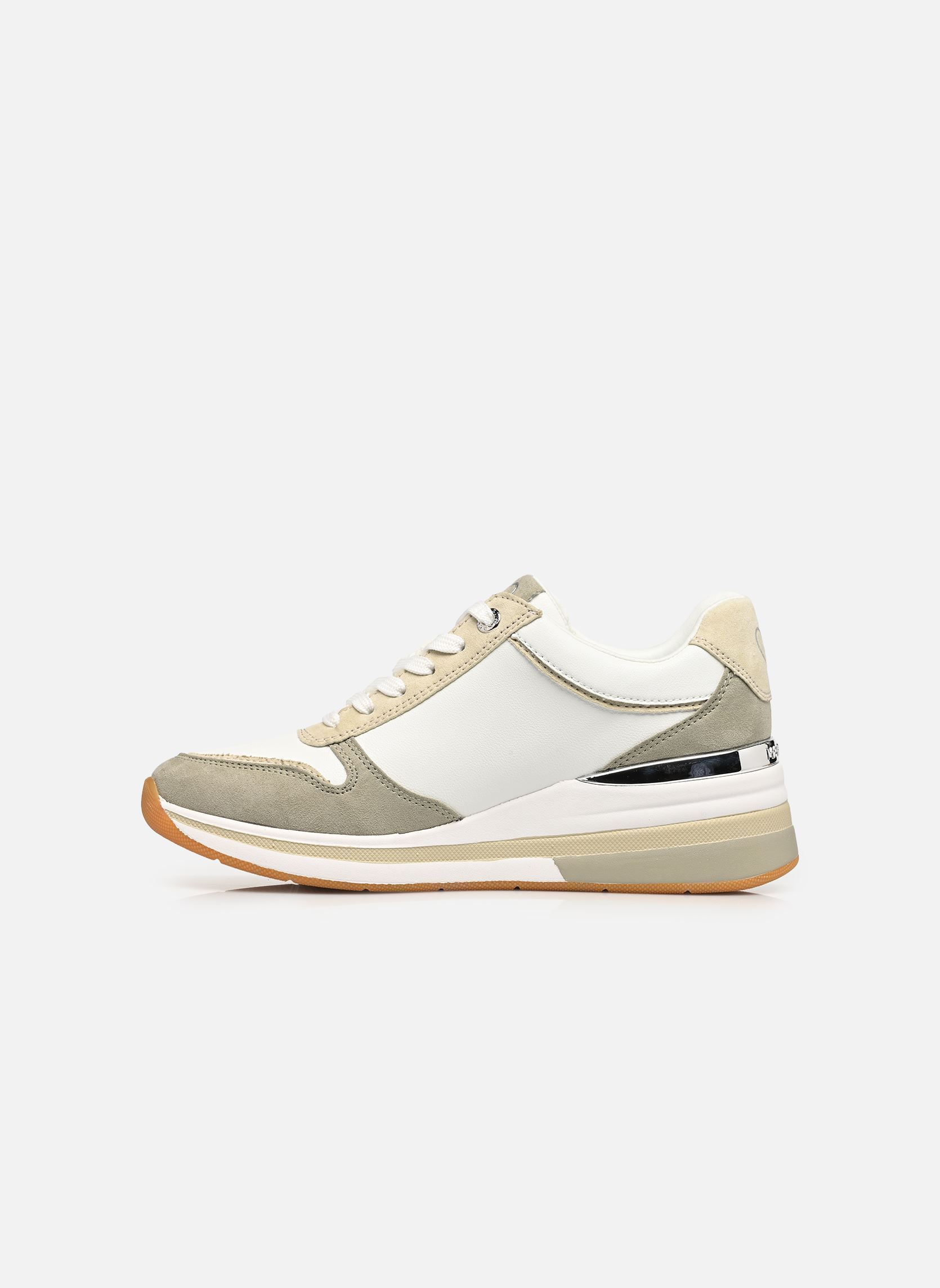 Baskets compensées 23764-46 femme vert Marco Tozzi Baskets compensées 23764-46 femme vert WHITE/MATCHA