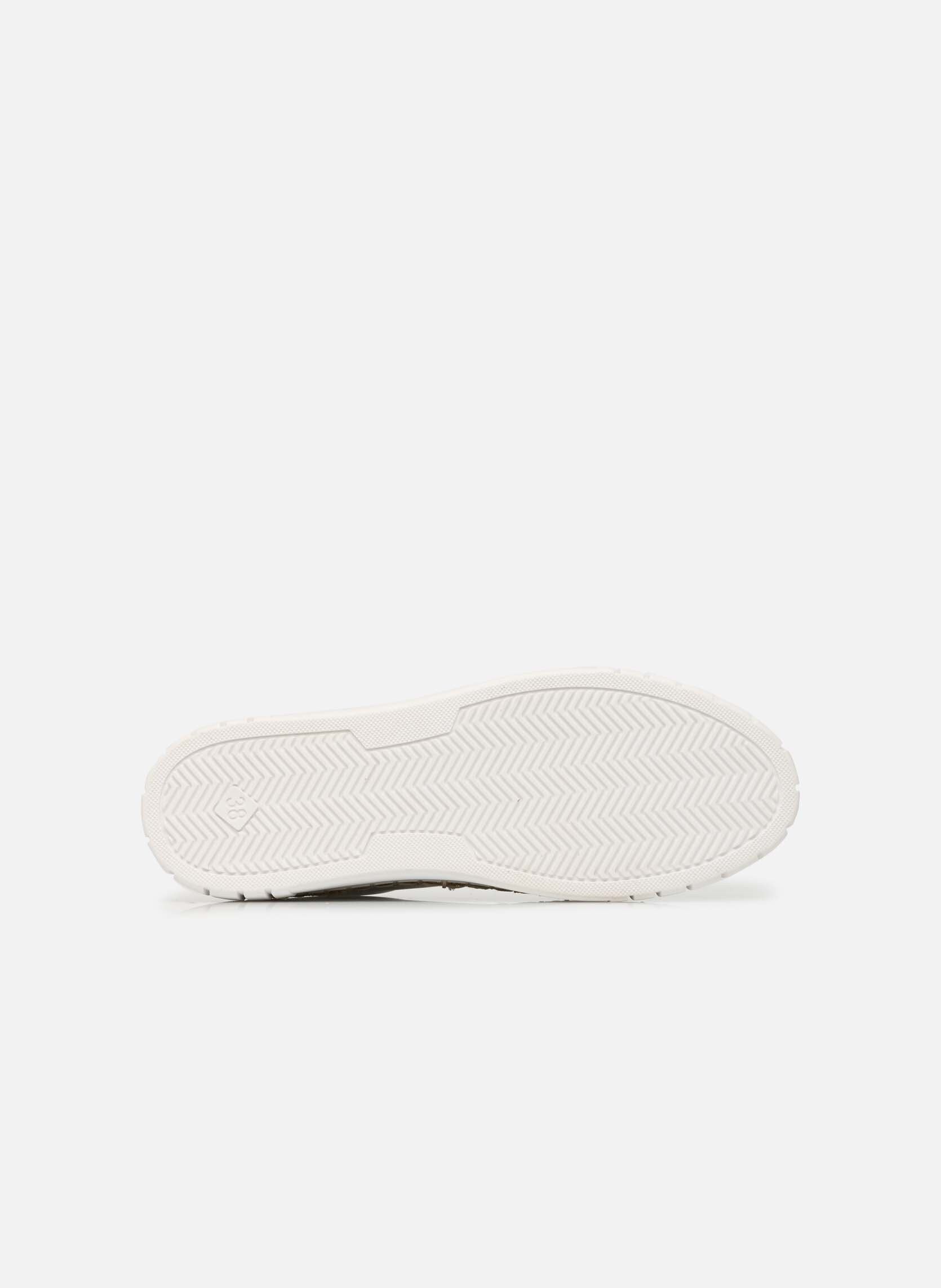 Baskets compensées 23773-44 femme blanc Marco Tozzi Baskets compensées 23773-44 femme blanc WHITE COMB
