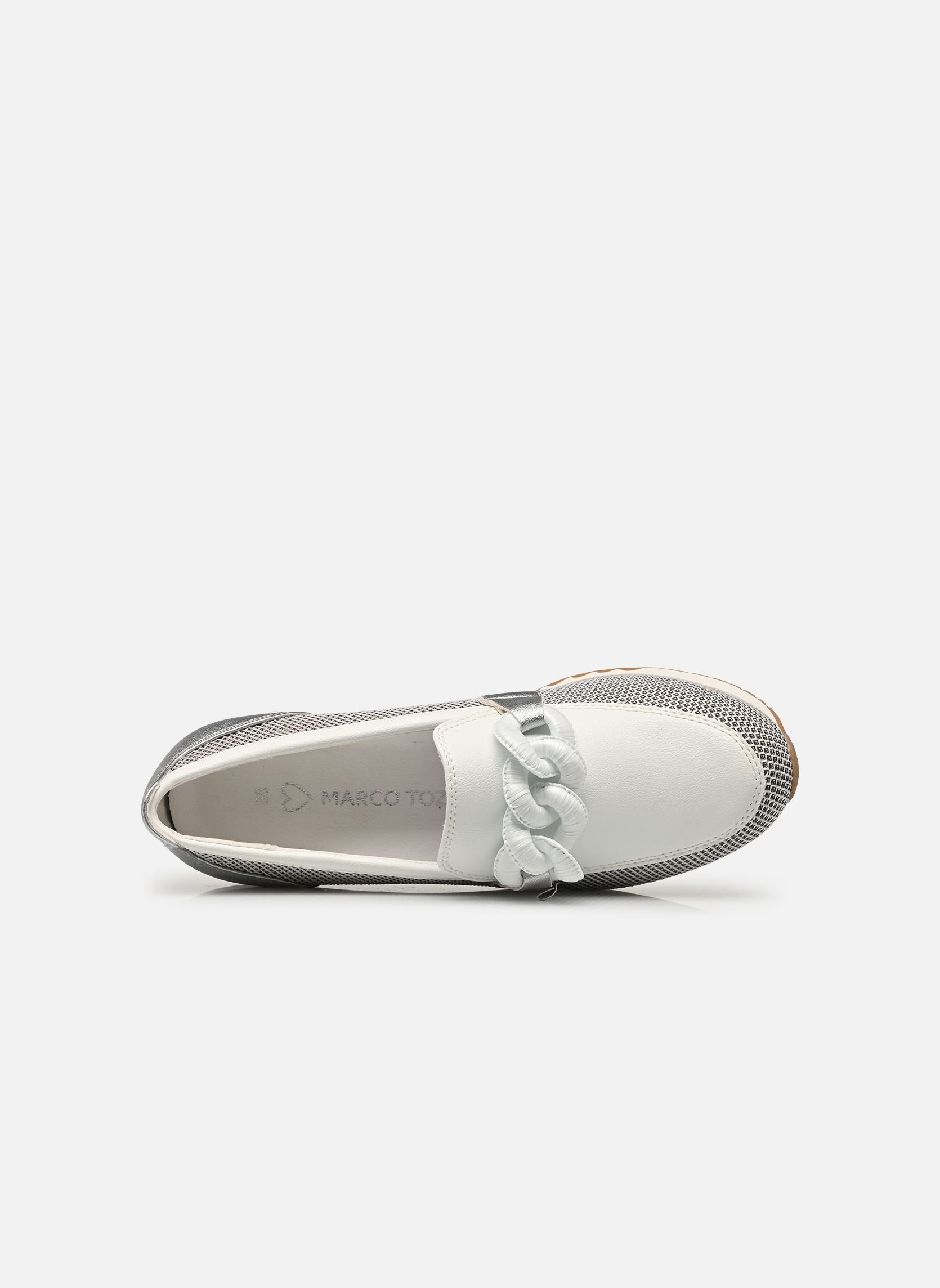Loafer 24720-44 damen weiß Marco Tozzi Loafer 24720-44 damen weiß White comb