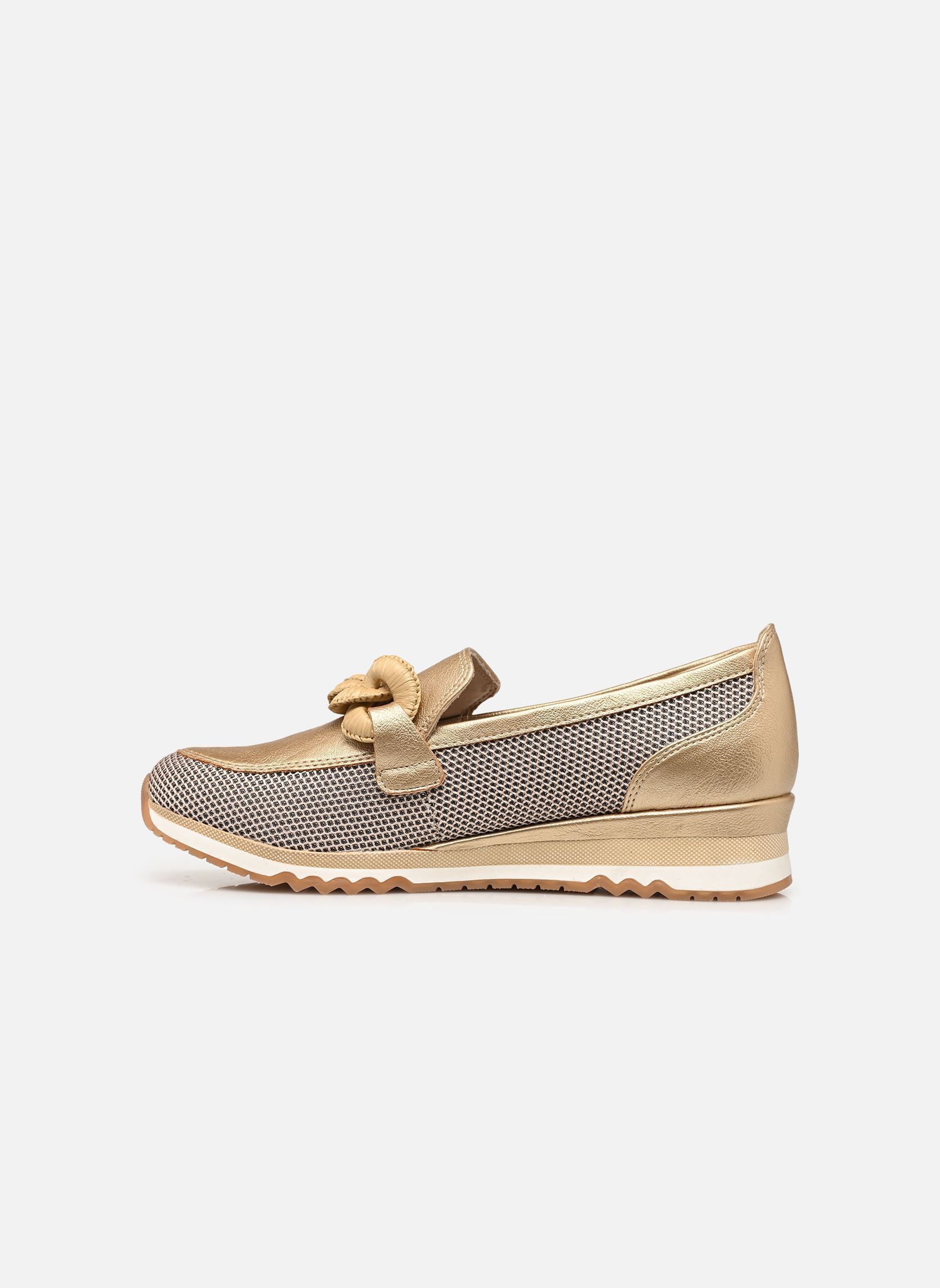 Mocassins 24720-44 dames goud en brons Marco Tozzi Mocassins 24720-44 dames goud en brons Gold Comb