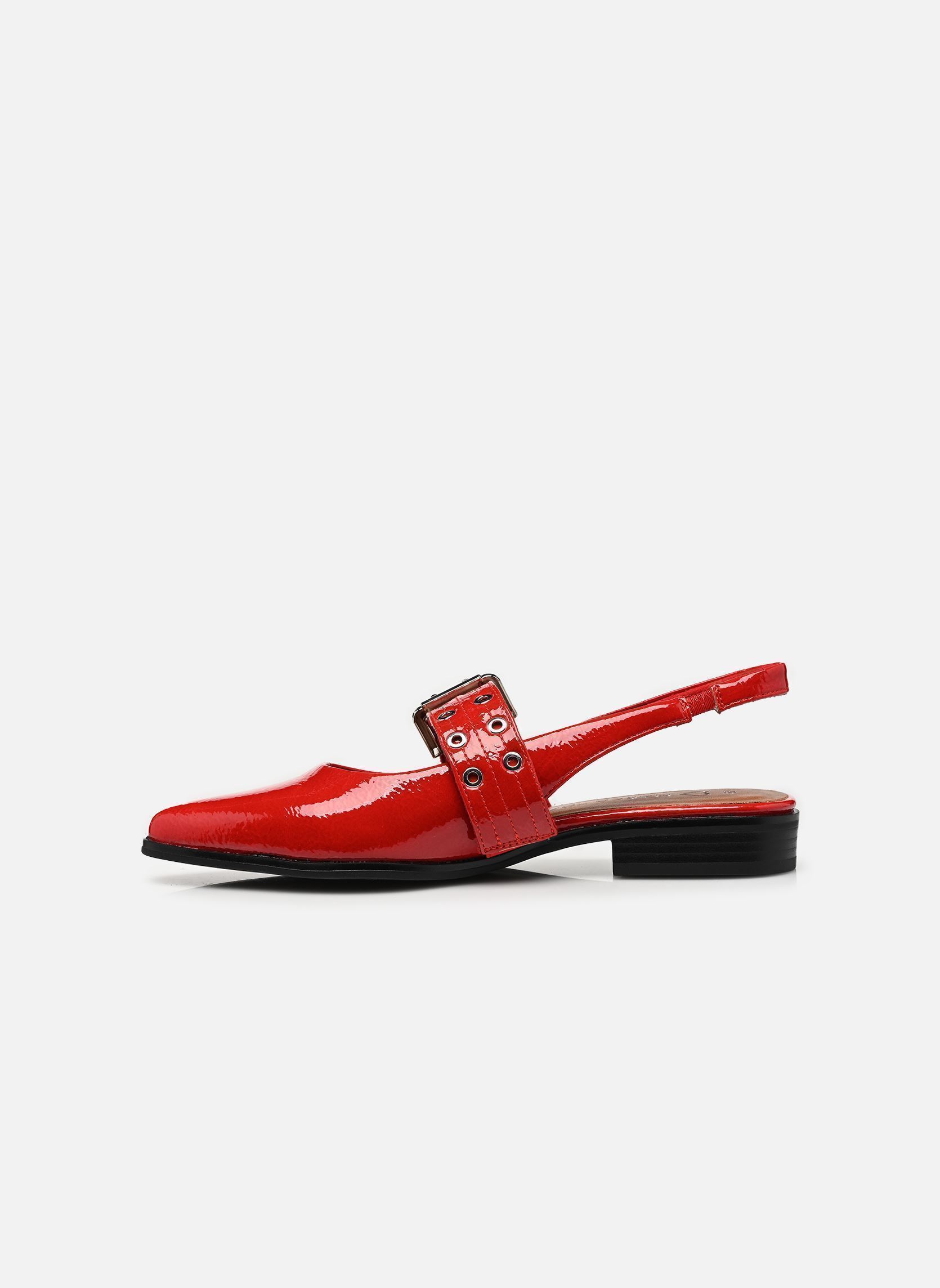 Klassische Ballerinas 29428-46 damen rot Marco Tozzi Klassische Ballerinas 29428-46 damen rot RED PATENT