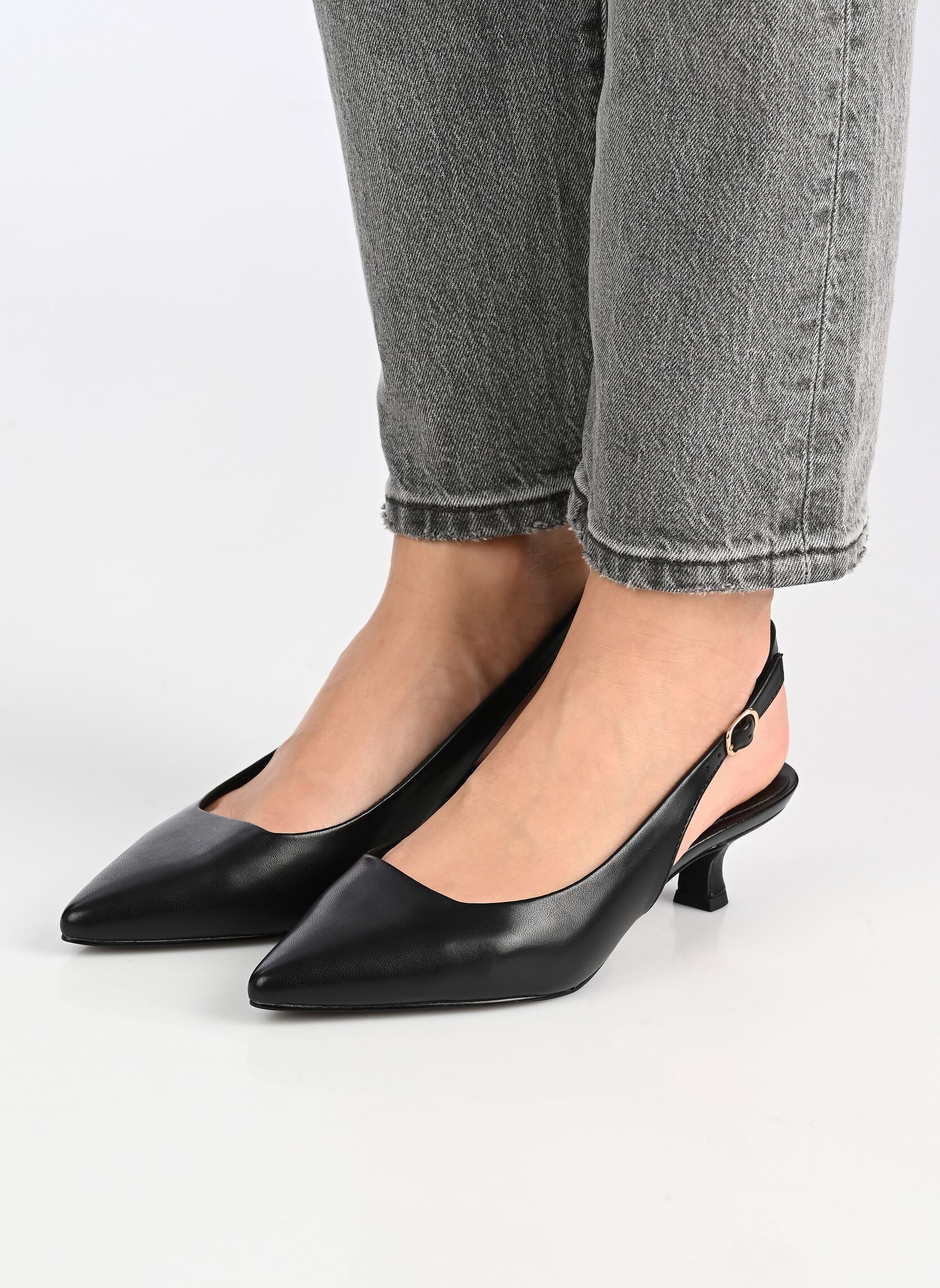 Slingback pumps 29500-44 dames zwart Marco Tozzi Slingback pumps 29500-44 dames zwart BLACK
