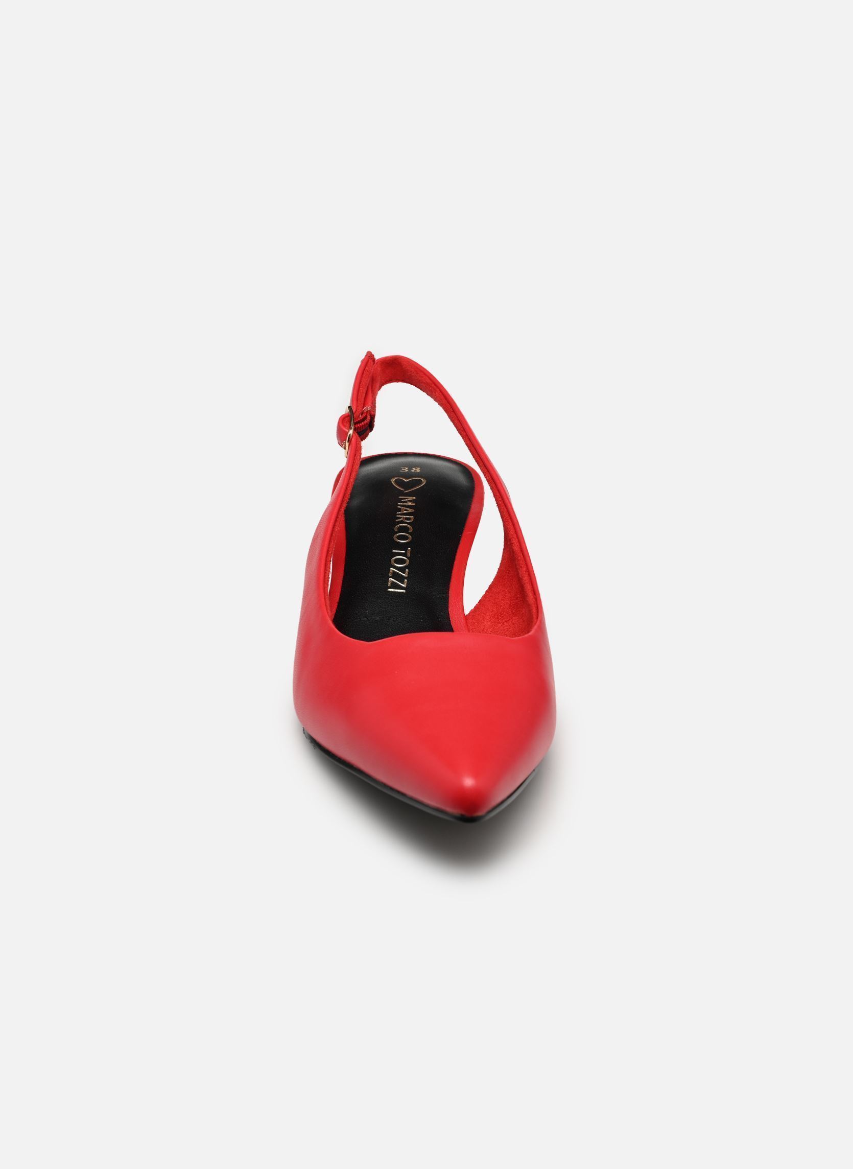 Slingback pumps 29500-44 dames rood Marco Tozzi Slingback pumps 29500-44 dames rood RED