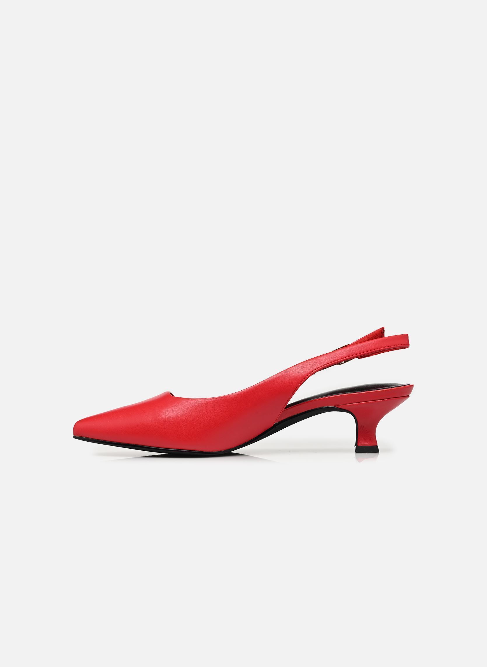 Slingback pumps 29500-44 dames rood Marco Tozzi Slingback pumps 29500-44 dames rood RED