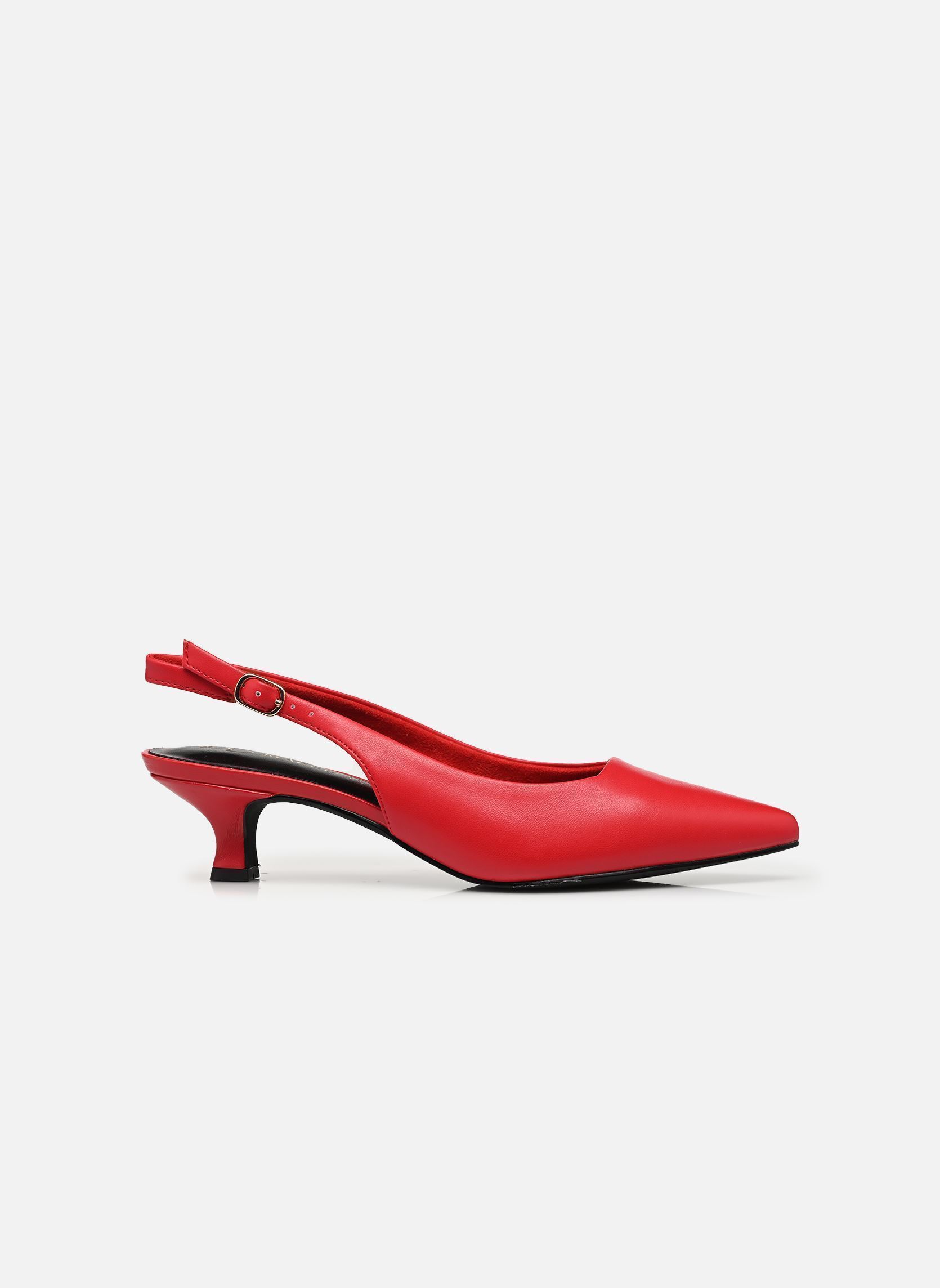 Slingback pumps 29500-44 dames rood Marco Tozzi Slingback pumps 29500-44 dames rood RED