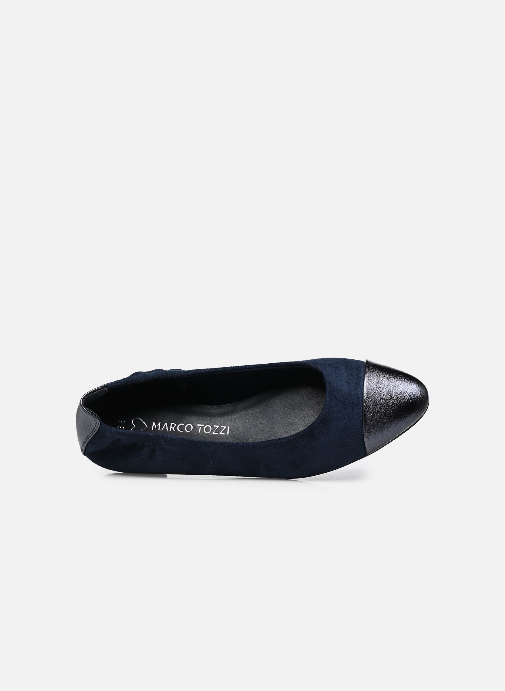 Ballerines classiques 22108-44 femme bleu Marco Tozzi Ballerines classiques 22108-44 femme bleu NAVY COMB