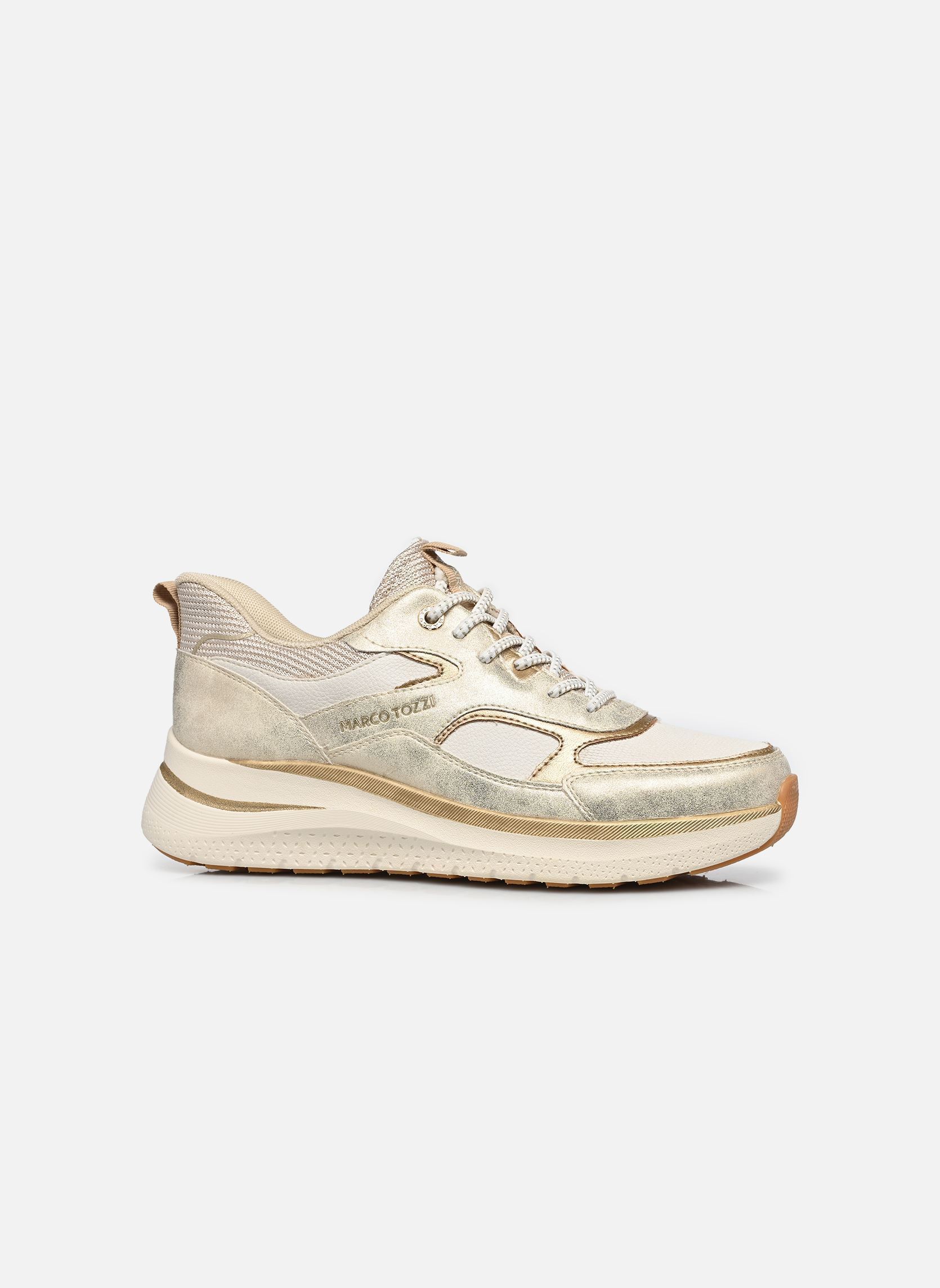Niedrige Sneaker 23732-46 damen beige Marco Tozzi Niedrige Sneaker 23732-46 damen beige DUNE COMB