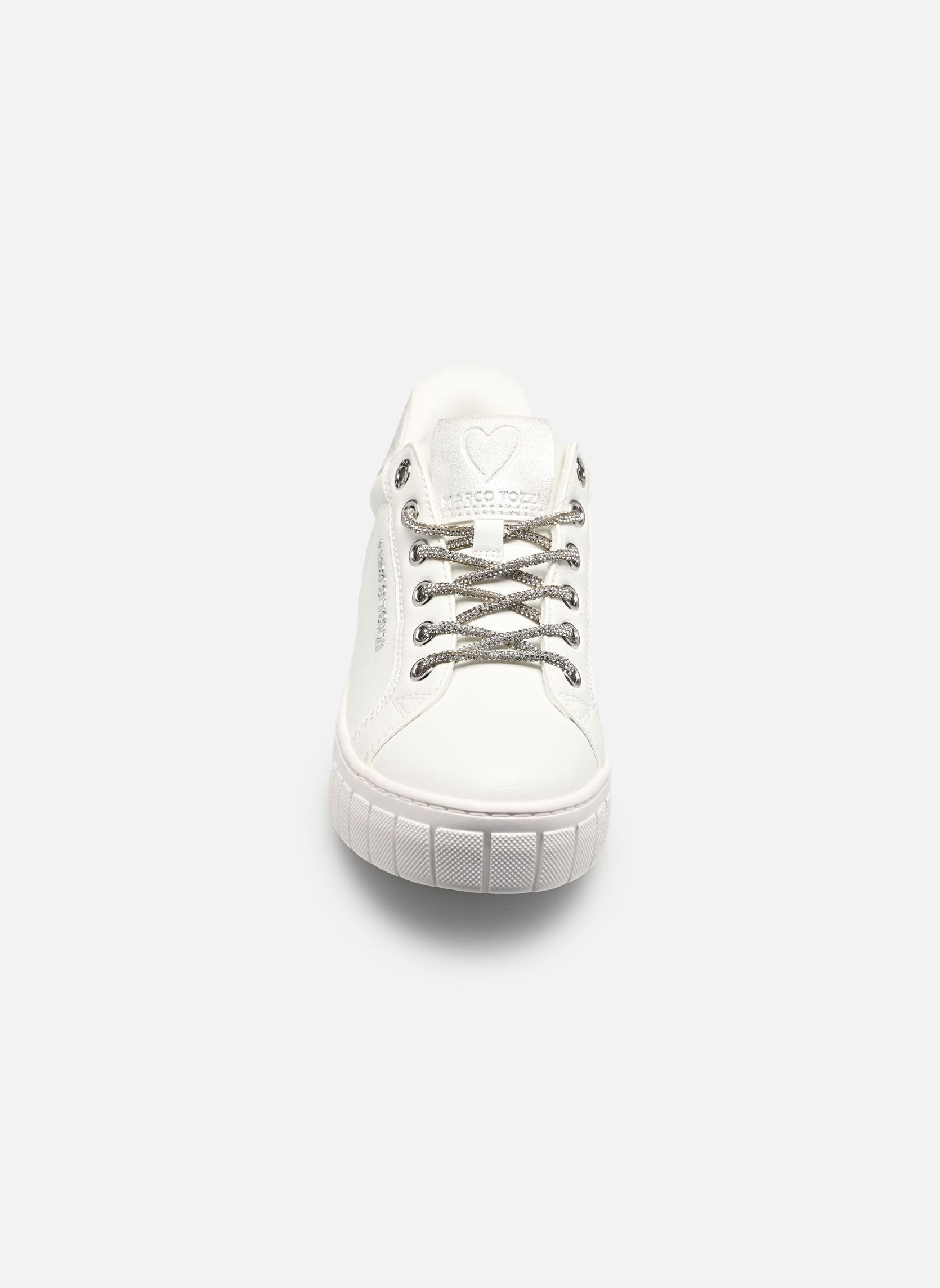 Baskets basses 23741-46 femme blanc Marco Tozzi Baskets basses 23741-46 femme blanc WHITE COMB