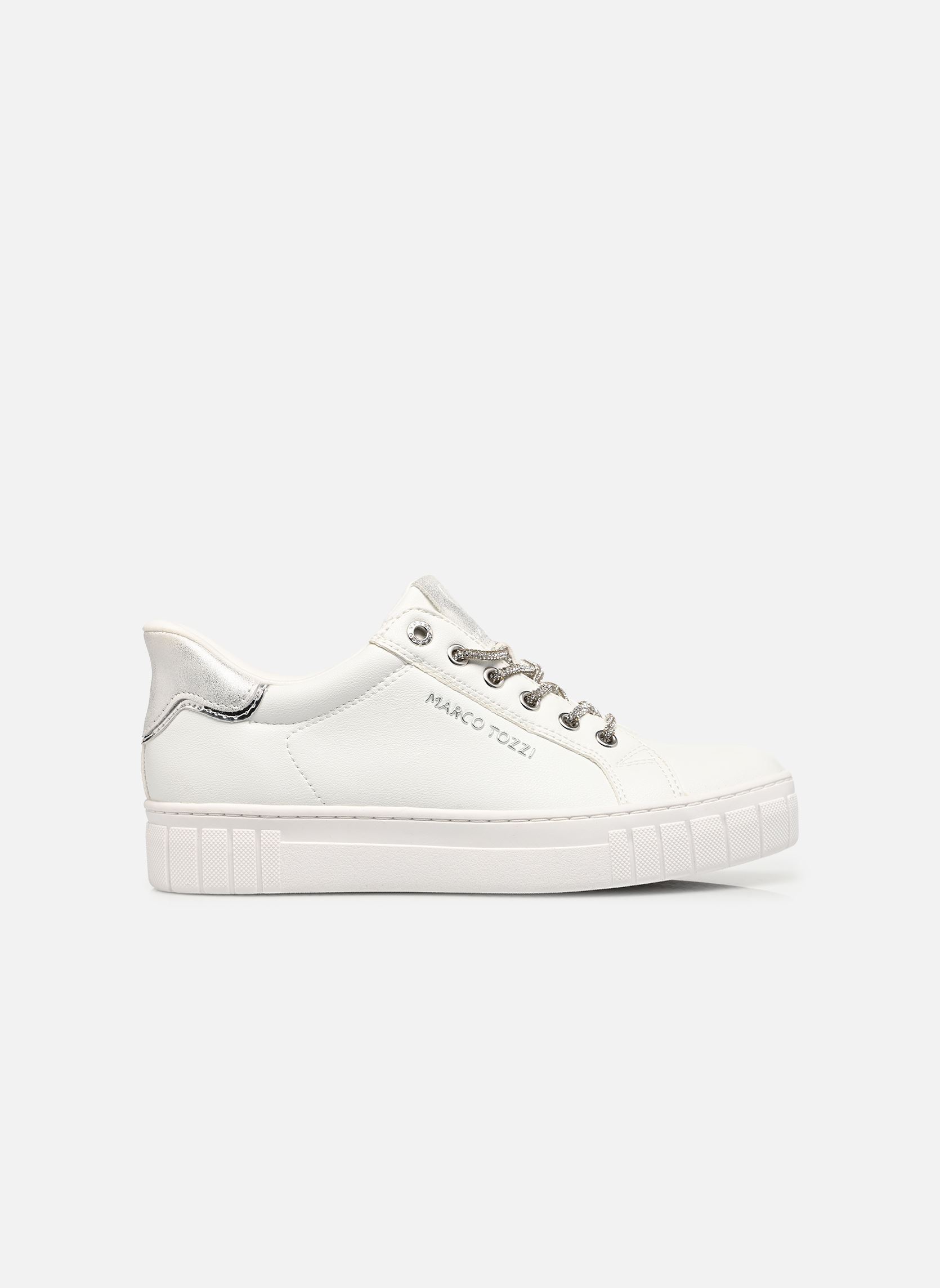Baskets basses 23741-46 femme blanc Marco Tozzi Baskets basses 23741-46 femme blanc WHITE COMB